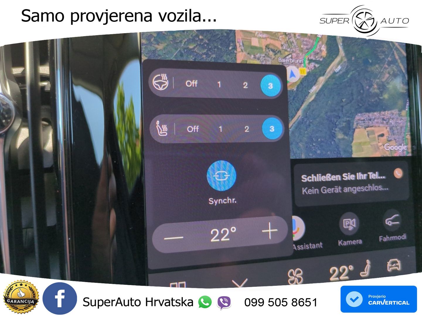 Volvo XC60 B5 Benzin AWD Geartronic ZRAČNI+ACC+4xGR SJED+KAM