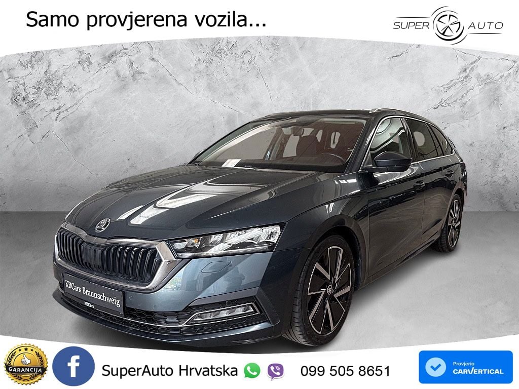 Škoda Octavia Combi 2.0 TDI (150 KS) DSG LED+GR SJED+ACC