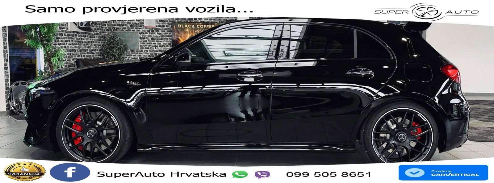Mercedes-Benz AMG A 45 S 4MATIC+ AMG SPEEDSHIFT DCT 8G ACC+HEAD+GR SJED+360+PANO