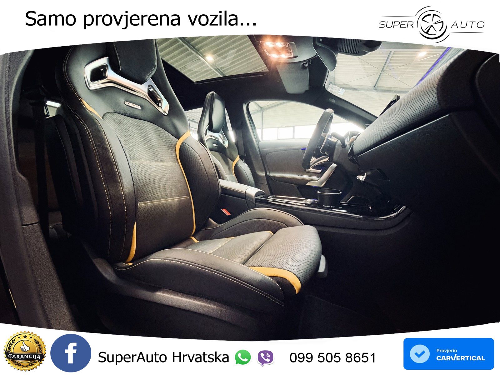 Mercedes-Benz AMG A 45 S 4MATIC+ AMG SPEEDSHIFT DCT 8G ACC+HEAD+GR SJED+360+PANO