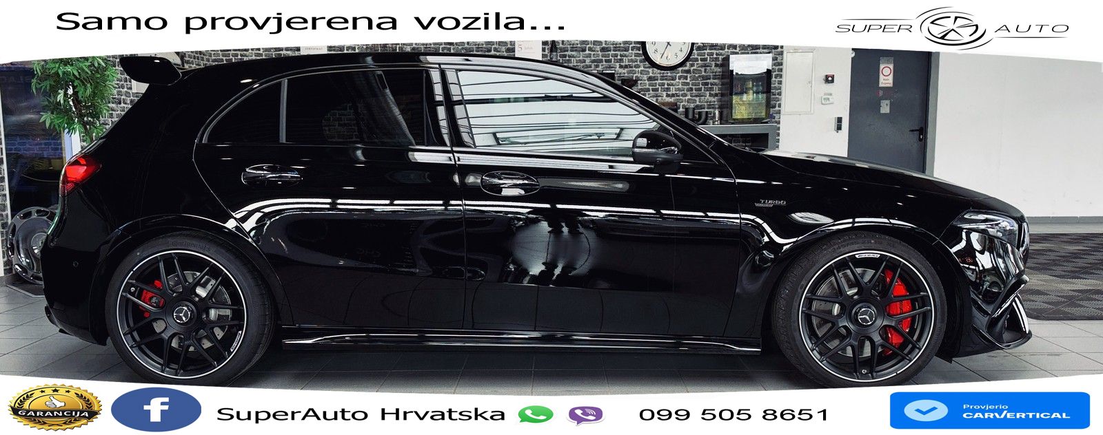 Mercedes-Benz AMG A 45 S 4MATIC+ AMG SPEEDSHIFT DCT 8G ACC+HEAD+GR SJED+360+PANO