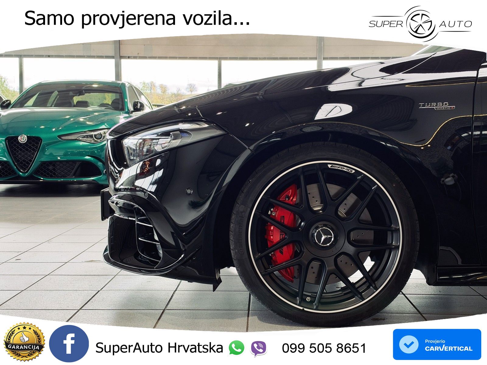 Mercedes-Benz AMG A 45 S 4MATIC+ AMG SPEEDSHIFT DCT 8G ACC+HEAD+GR SJED+360+PANO