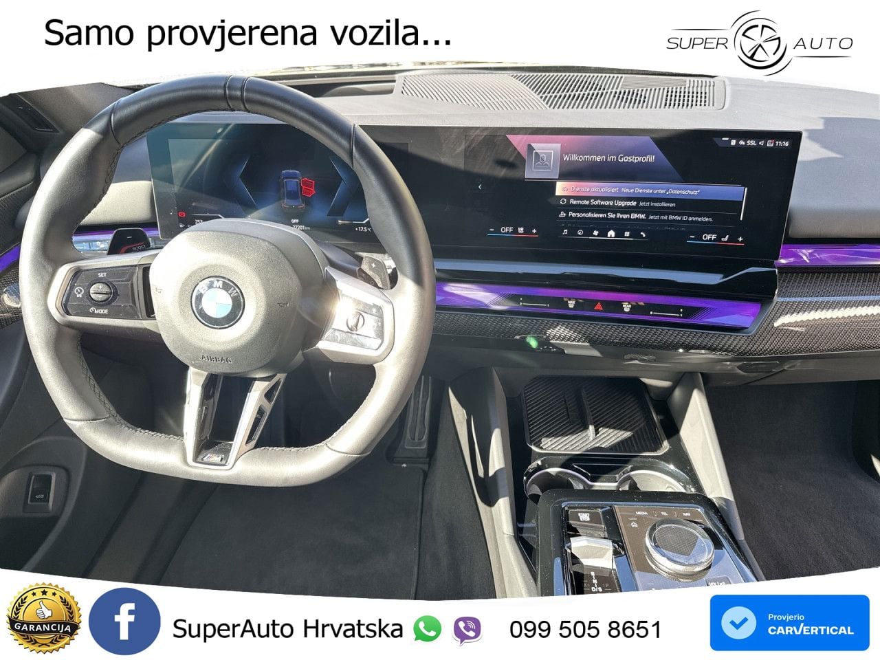 BMW 520d Touring (197 KS) xDrive Steptronic M Sport LED+GR SJED+ACC