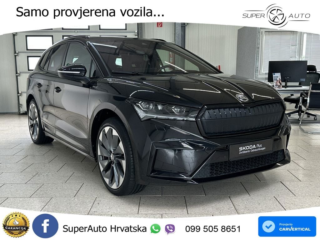 Škoda Enyaq iV 80 82 kWh (204 KS) SportLine LED+GR SJED+ACC