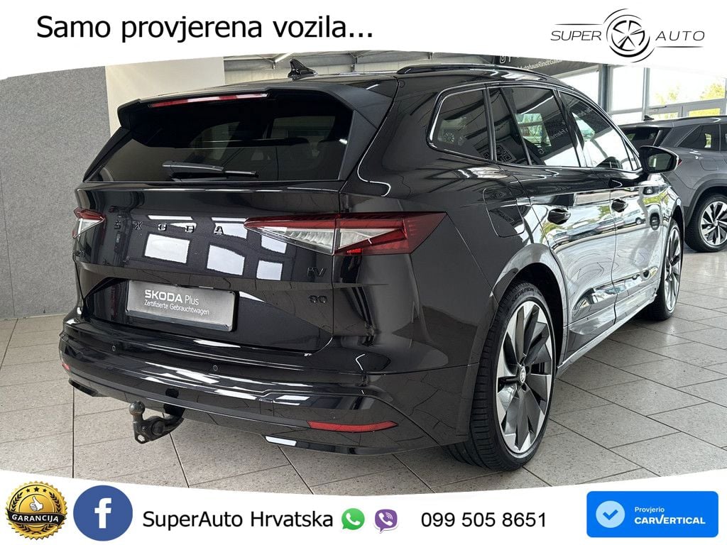 Škoda Enyaq iV 80 82 kWh (204 KS) SportLine LED+GR SJED+ACC