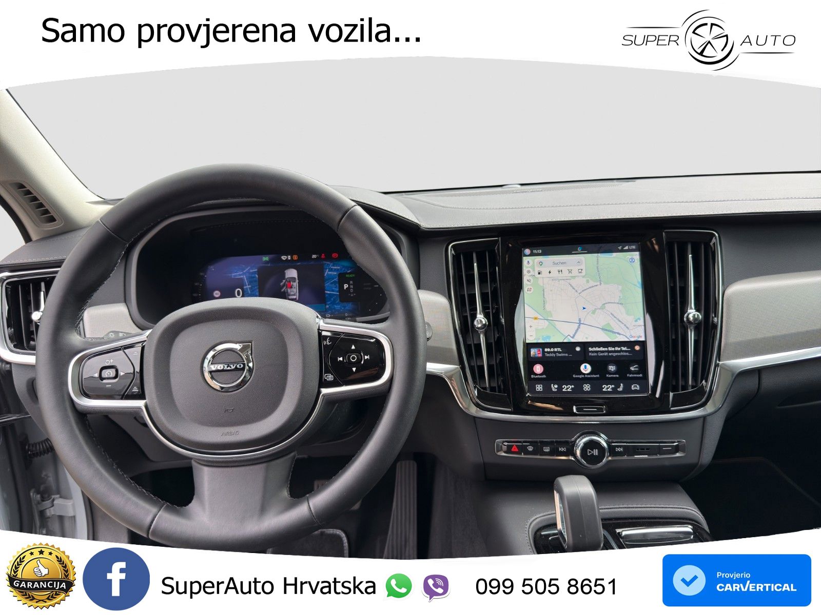 Volvo V90 Recharge T6 AWD Geartronic ACC+HEAD+GR SJED+360+PANO