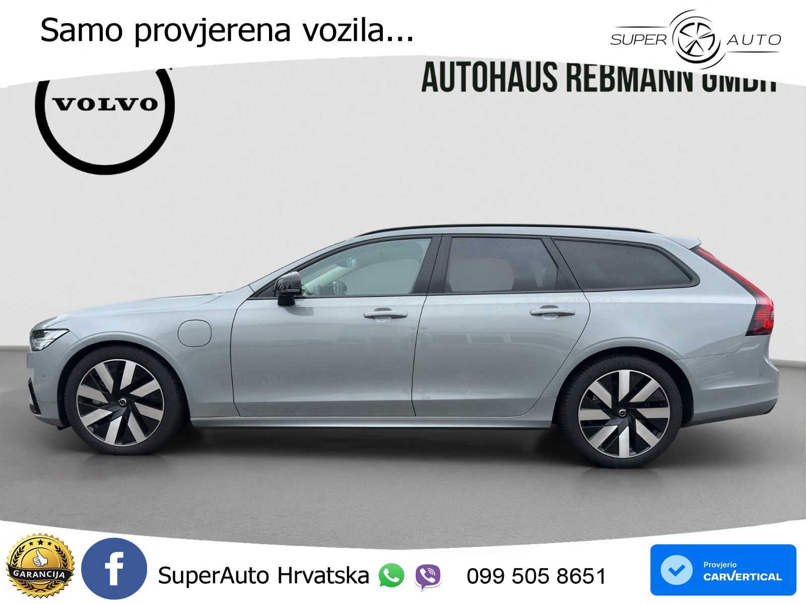 Volvo V90 Recharge T6 AWD Geartronic ACC+HEAD+GR SJED+360+PANO