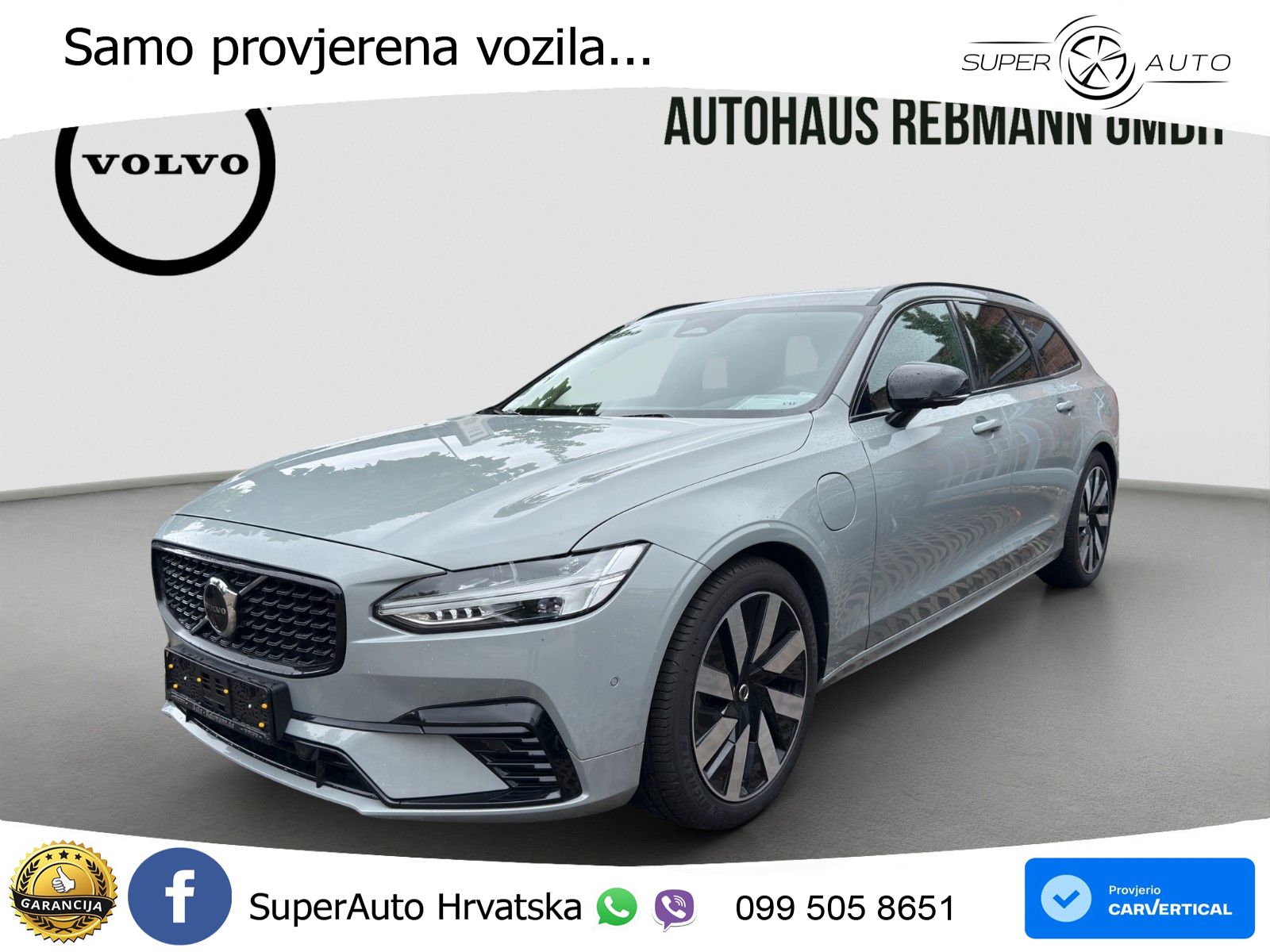 Volvo V90 Recharge T6 AWD Geartronic ACC+HEAD+GR SJED+360+PANO