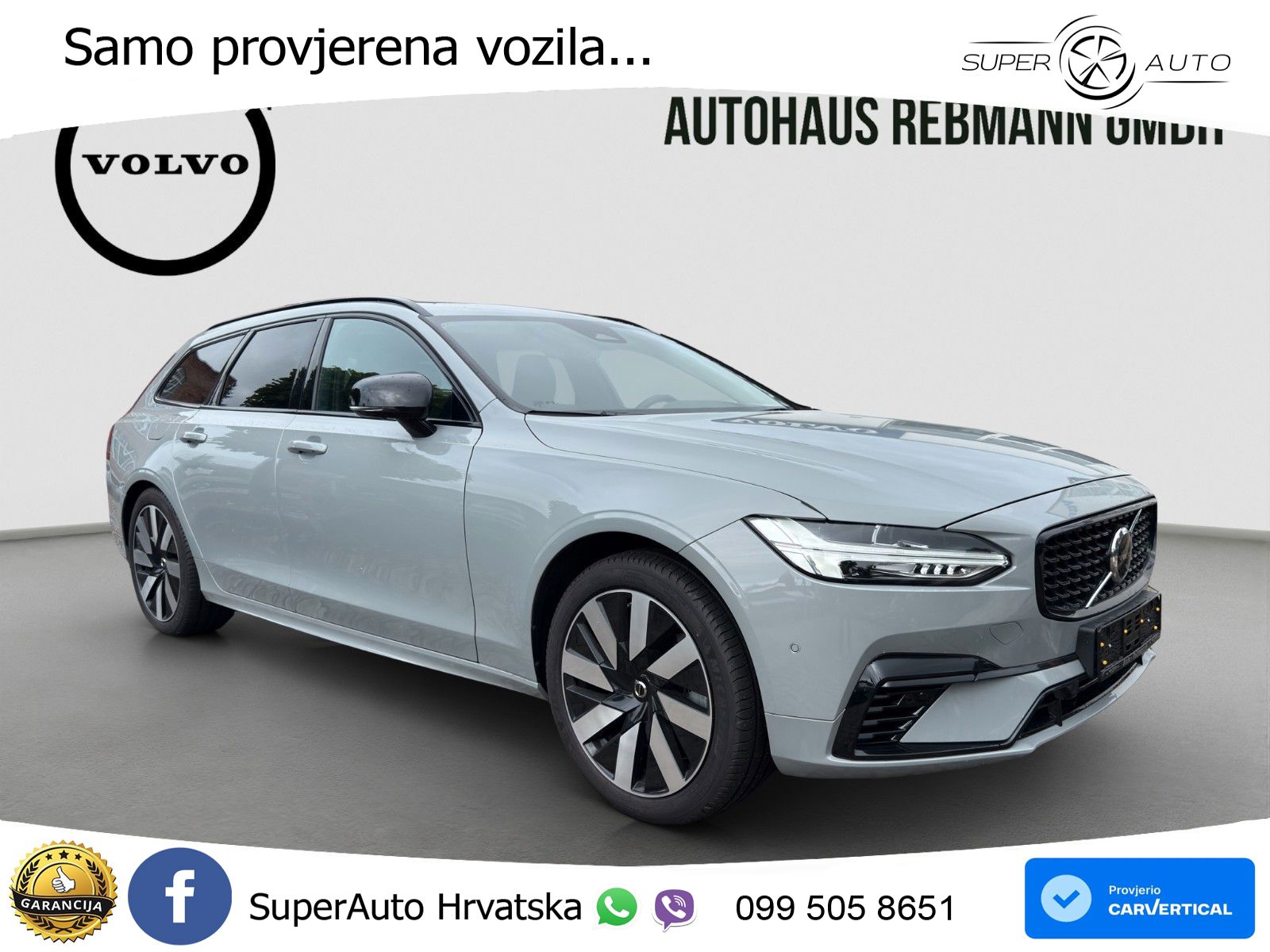 Volvo V90 Recharge T6 AWD Geartronic ACC+HEAD+GR SJED+360+PANO