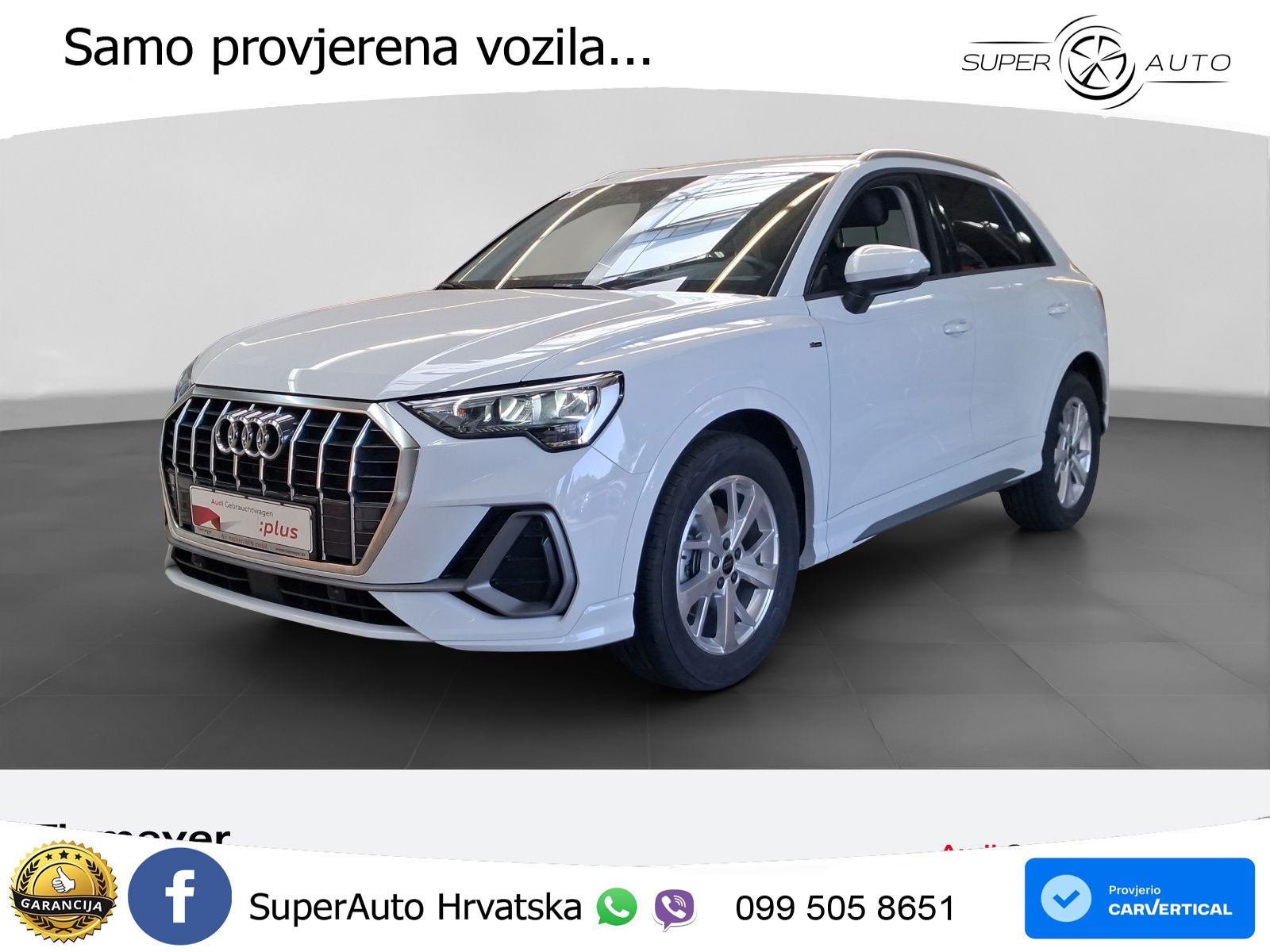 Audi Q3 35 TFSI (150 KS) S tronic S line LED+GR SJED+ACC