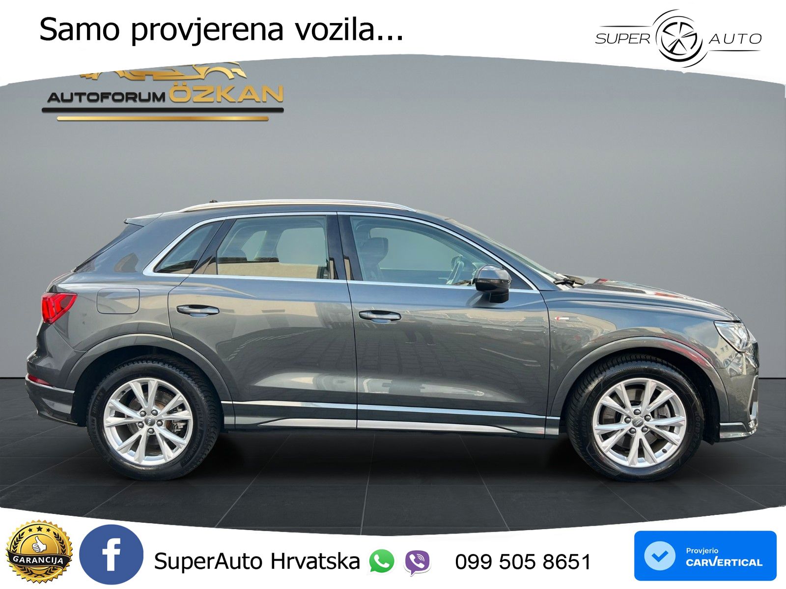 Audi Q3 40 TFSI (190 KS) quattro S tronic S line MATRIX+GR SJED+KAM