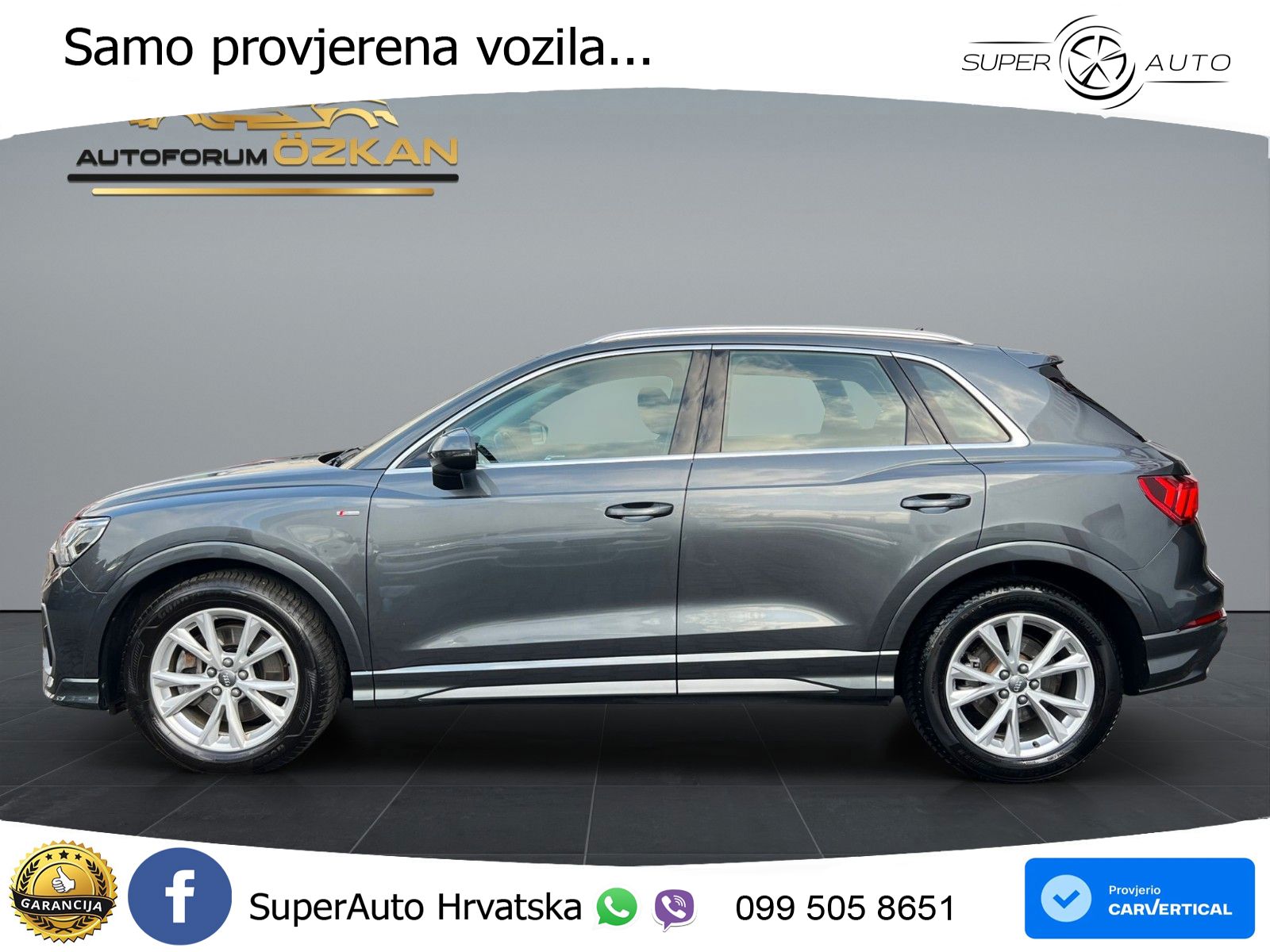 Audi Q3 40 TFSI (190 KS) quattro S tronic S line MATRIX+GR SJED+KAM