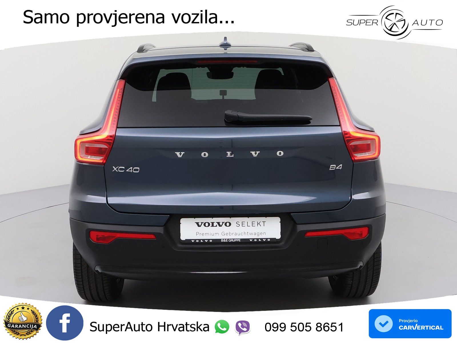 Volvo XC40 2.0 B4 197 KS Automatic LED+GR SJED+ACC