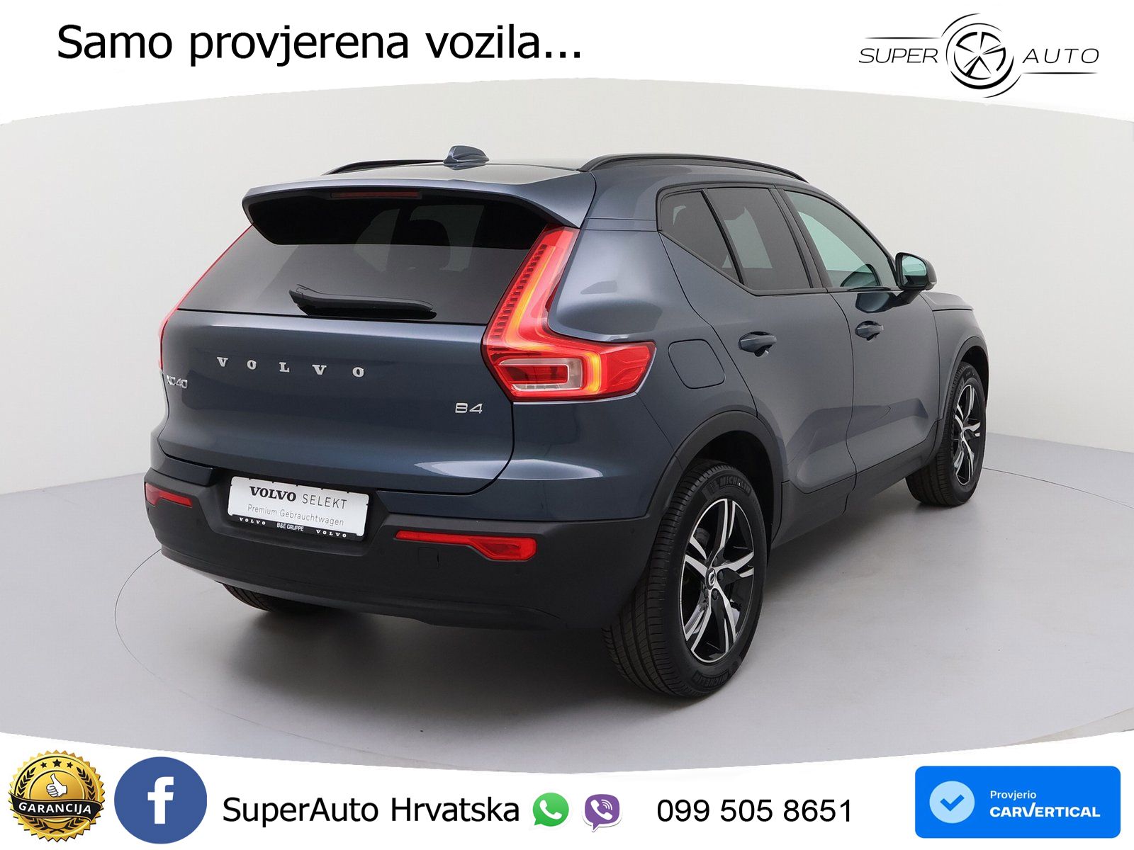 Volvo XC40 2.0 B4 197 KS Automatic LED+GR SJED+ACC