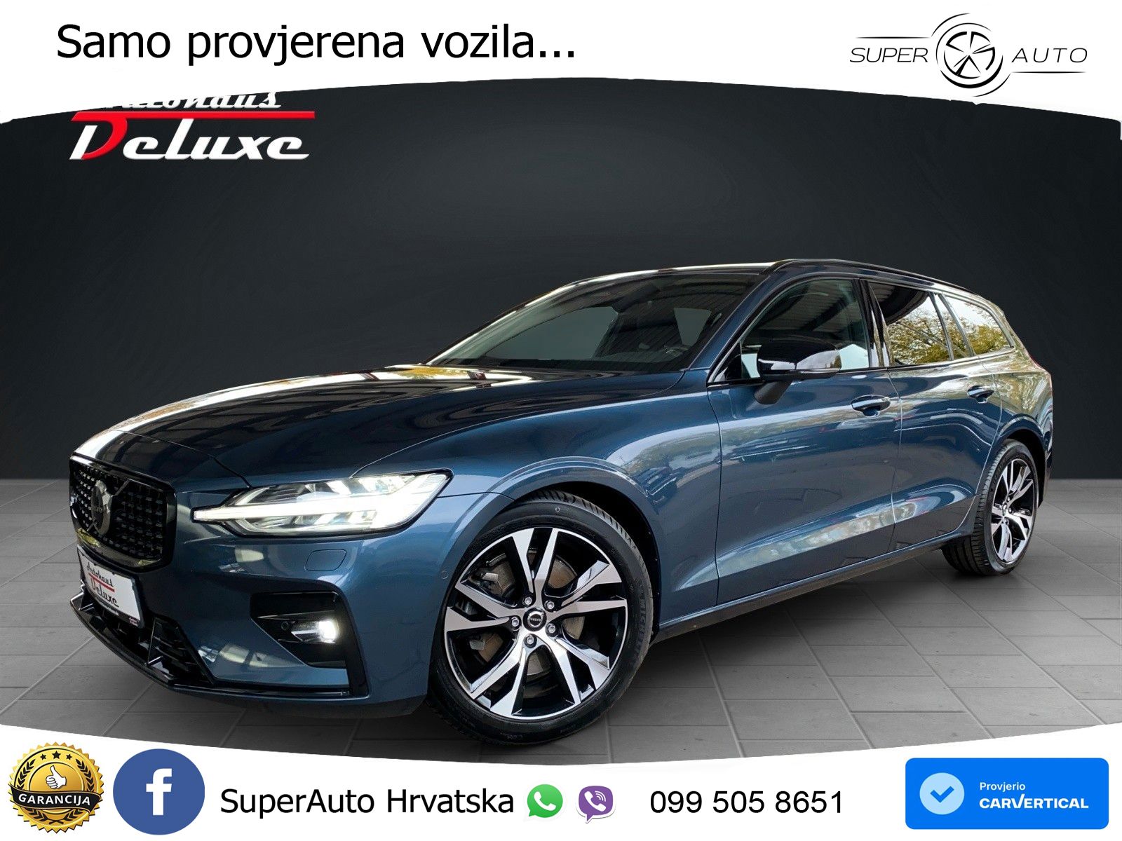 Volvo V60 2.0 B4 Benzin DCT LED+GR SJED+ACC