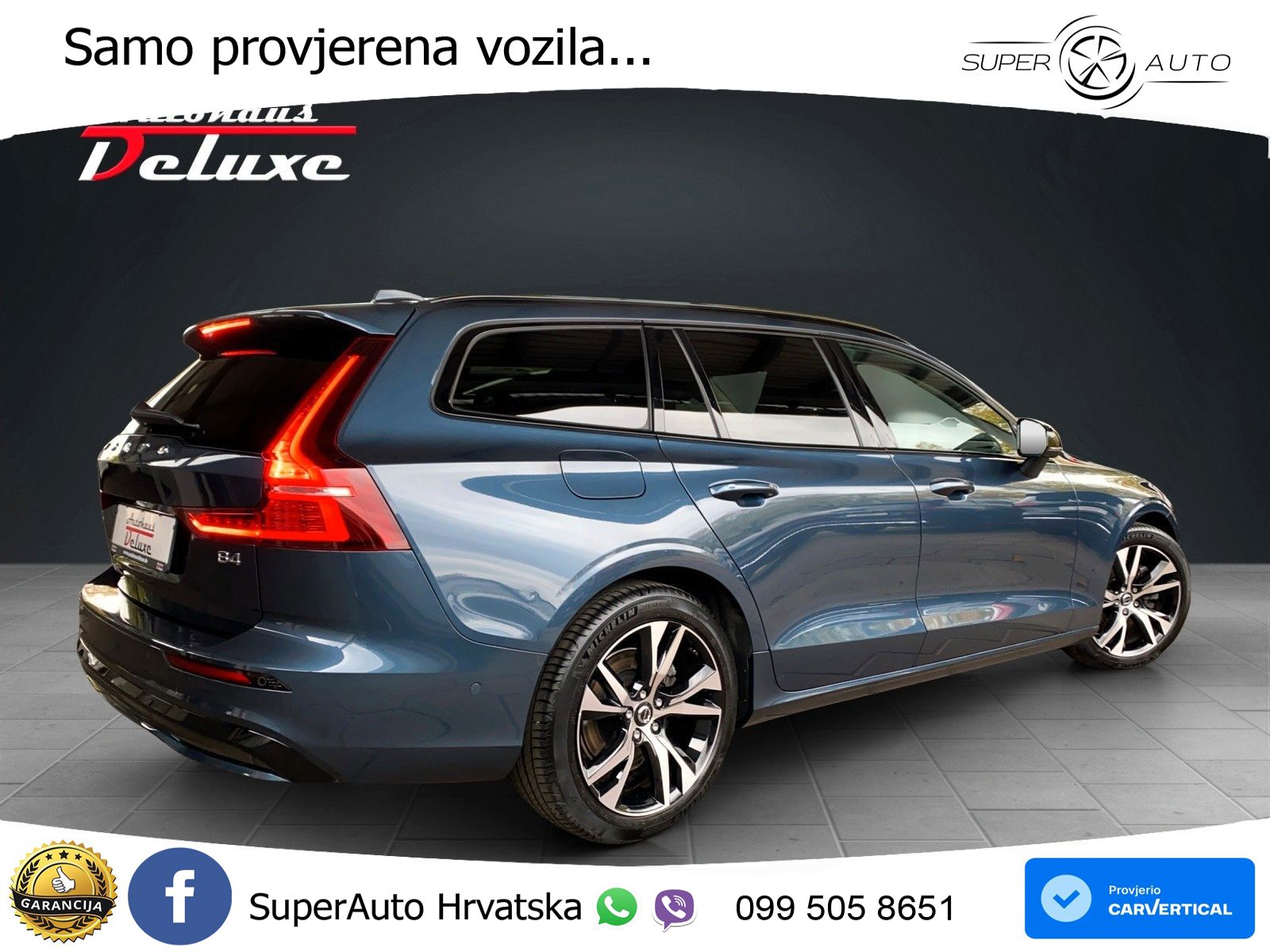 Volvo V60 2.0 B4 Benzin DCT LED+GR SJED+ACC
