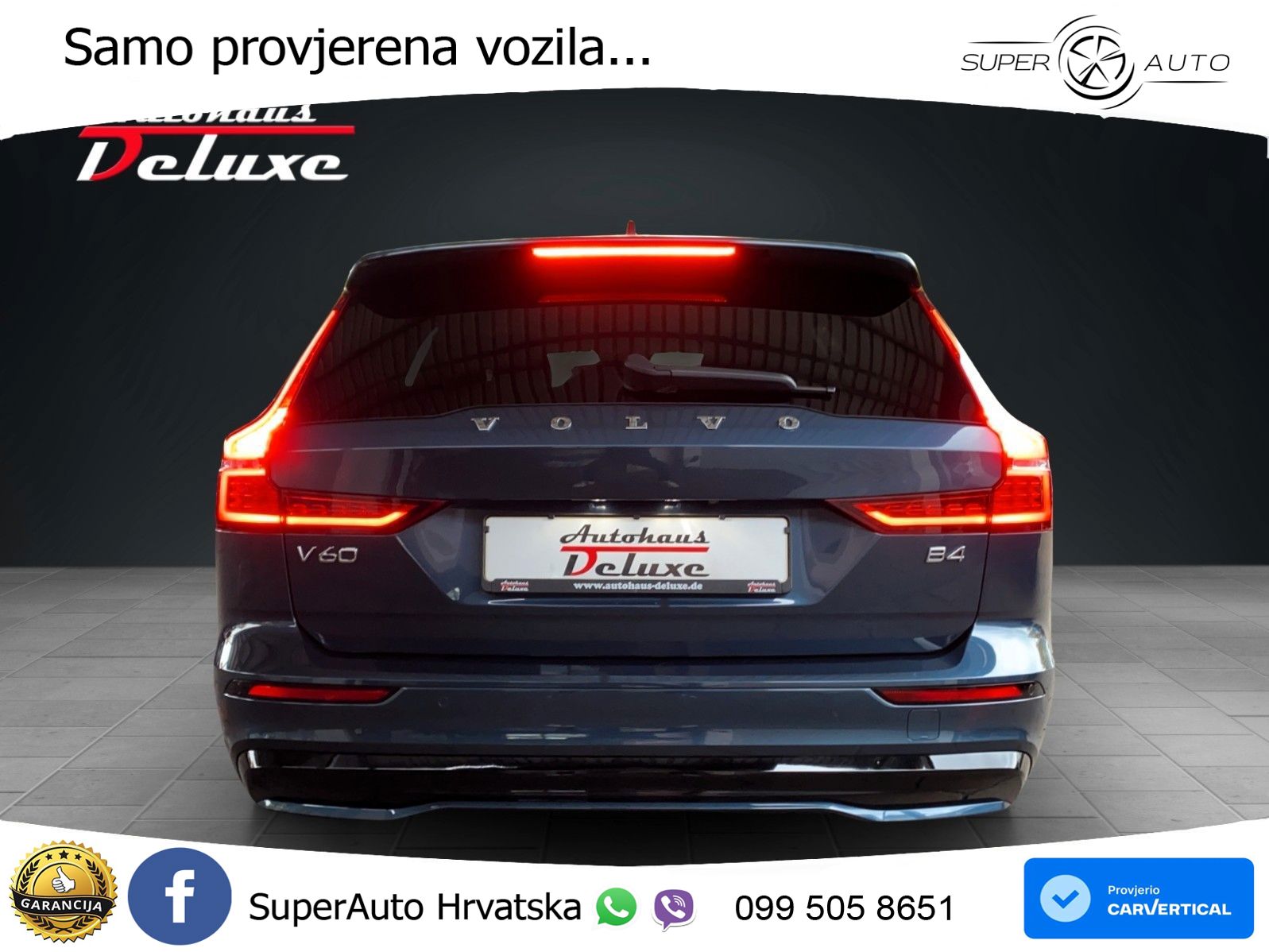 Volvo V60 2.0 B4 Benzin DCT LED+GR SJED+ACC