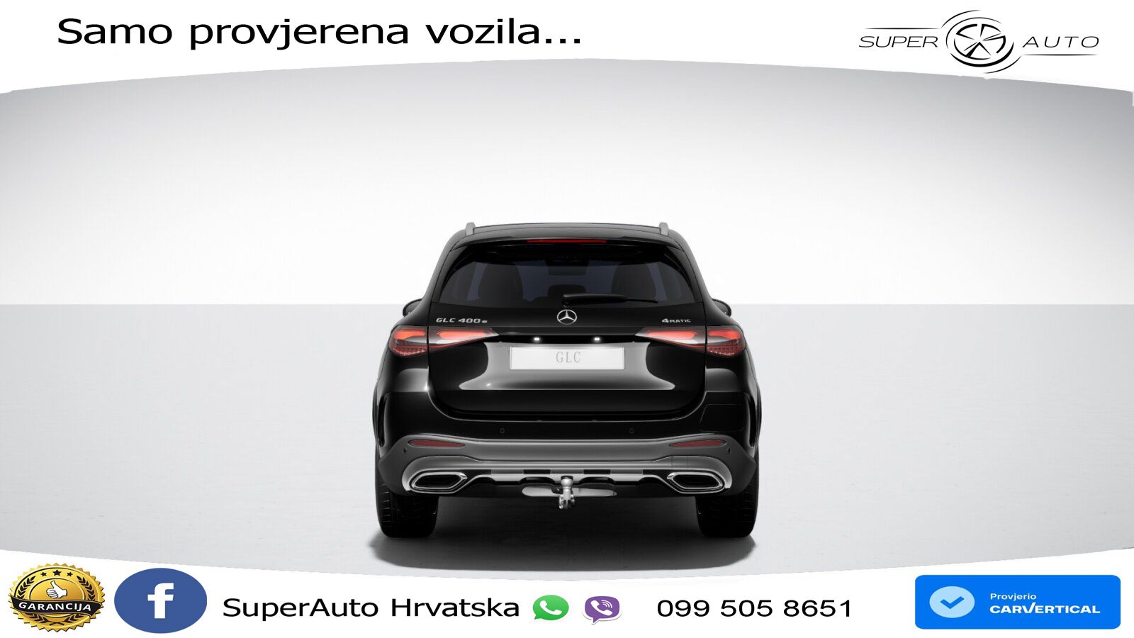 Mercedes GLC 400e (381 KS) 4MATIC 9G-TRONIC AMG ZRAČNI+ACC+GR SJED+KAM+PANO