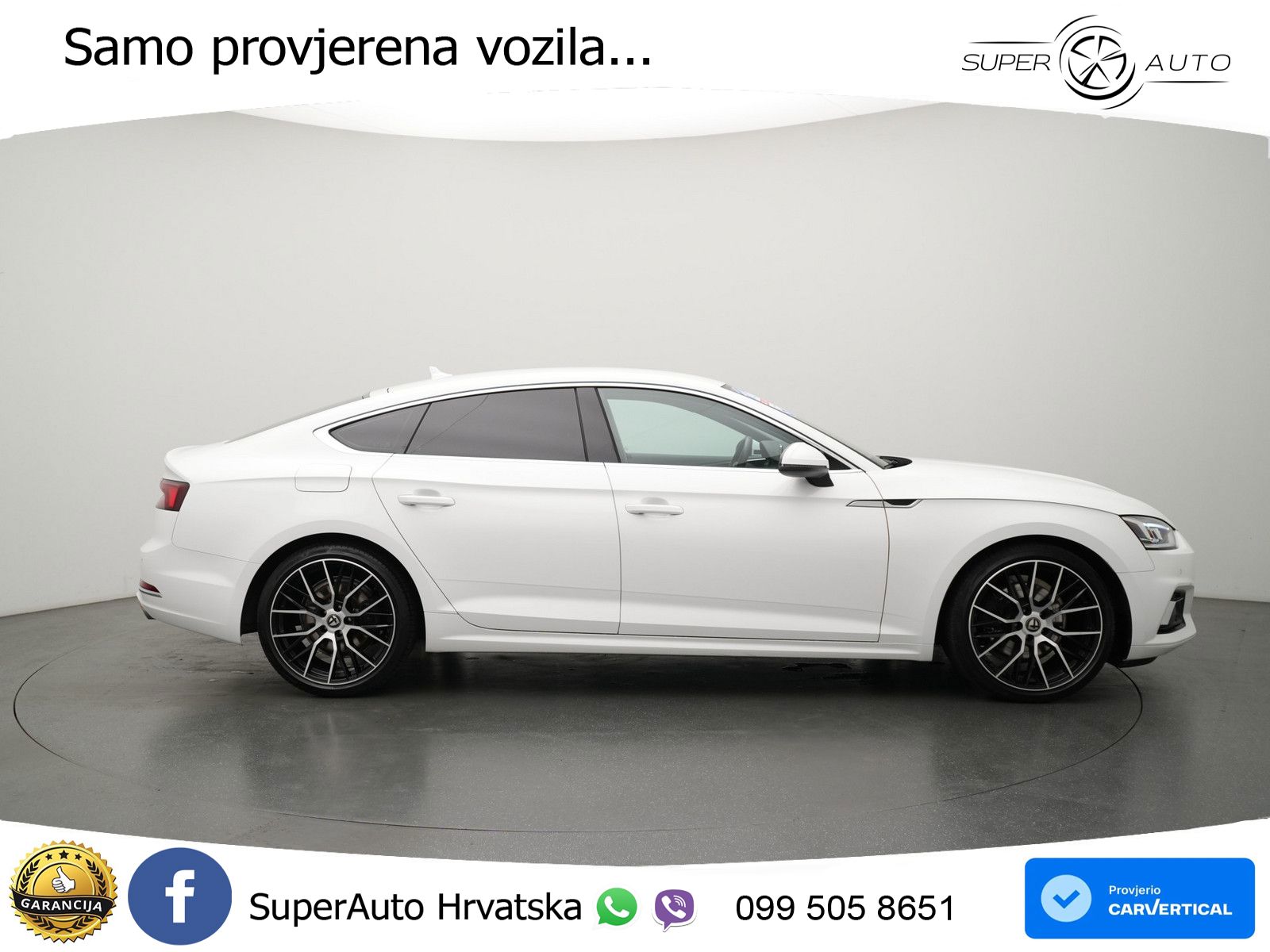 Audi A5 Sportback 40 TFSI (190 KS) S tronic LED+GR SJED+ACC