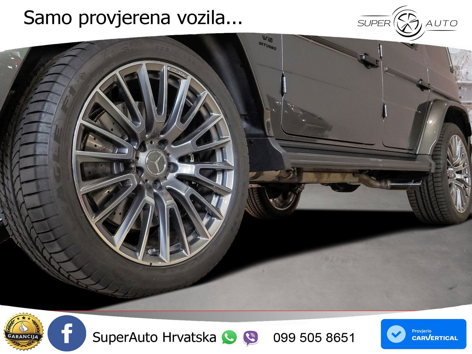 Mercedes AMG G 63 Long V8 (585 KS) 4MATIC 9G-TRONIC AMG SPEEDSHIFT PLUS ZRAČNI+ACC+GR SJED+360
