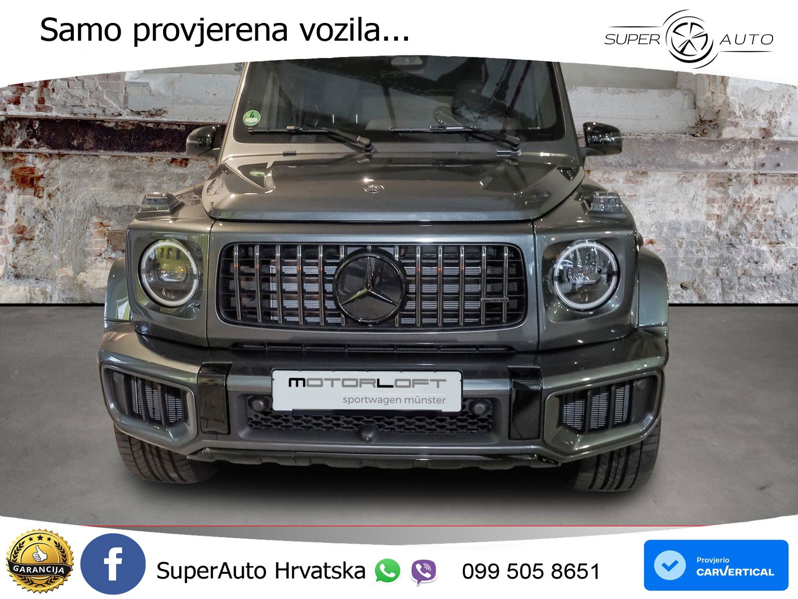 Mercedes AMG G 63 Long V8 (585 KS) 4MATIC 9G-TRONIC AMG SPEEDSHIFT PLUS ZRAČNI+ACC+GR SJED+360