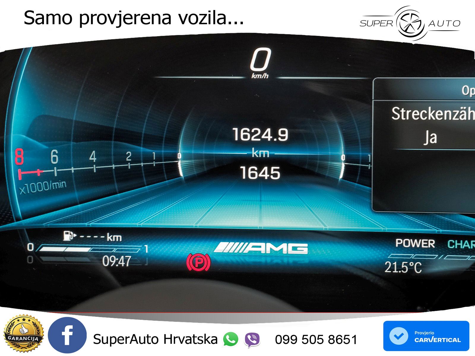 Mercedes AMG G 63 Long V8 (585 KS) 4MATIC 9G-TRONIC AMG SPEEDSHIFT PLUS ZRAČNI+ACC+GR SJED+360