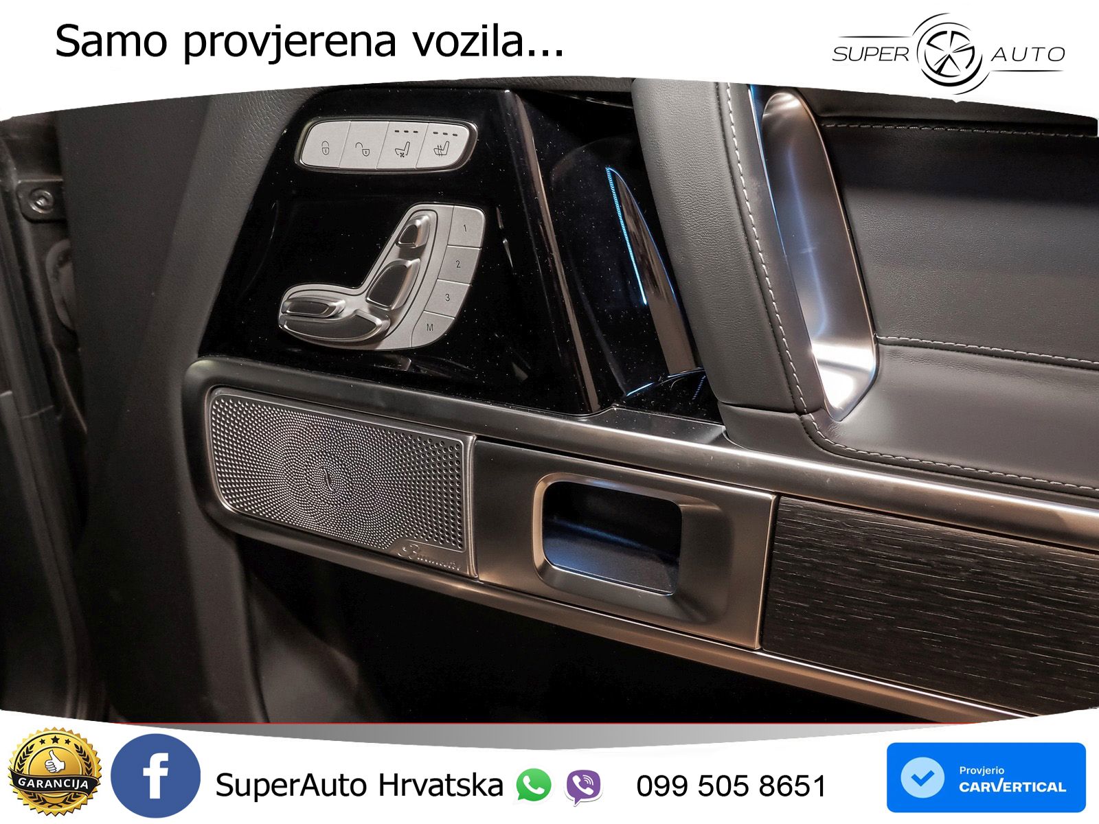 Mercedes AMG G 63 Long V8 (585 KS) 4MATIC 9G-TRONIC AMG SPEEDSHIFT PLUS ZRAČNI+ACC+GR SJED+360
