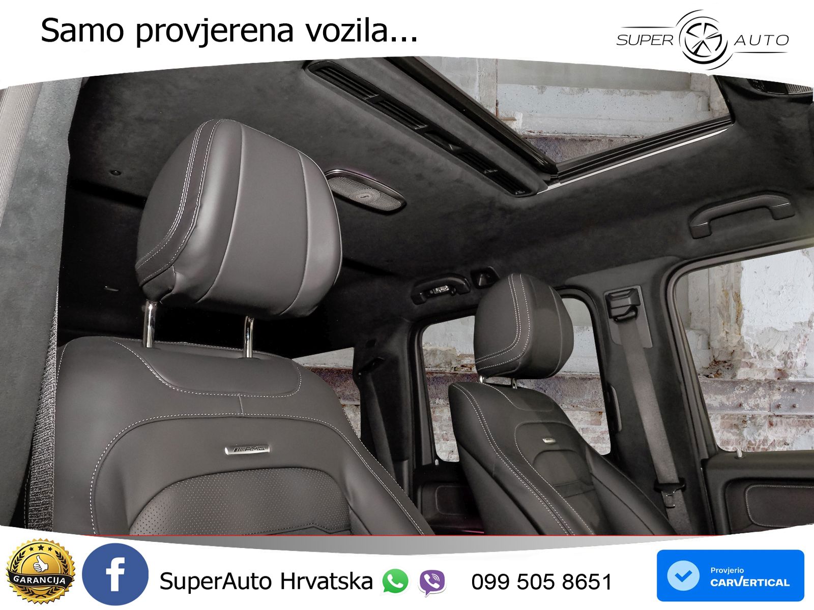 Mercedes AMG G 63 Long V8 (585 KS) 4MATIC 9G-TRONIC AMG SPEEDSHIFT PLUS ZRAČNI+ACC+GR SJED+360