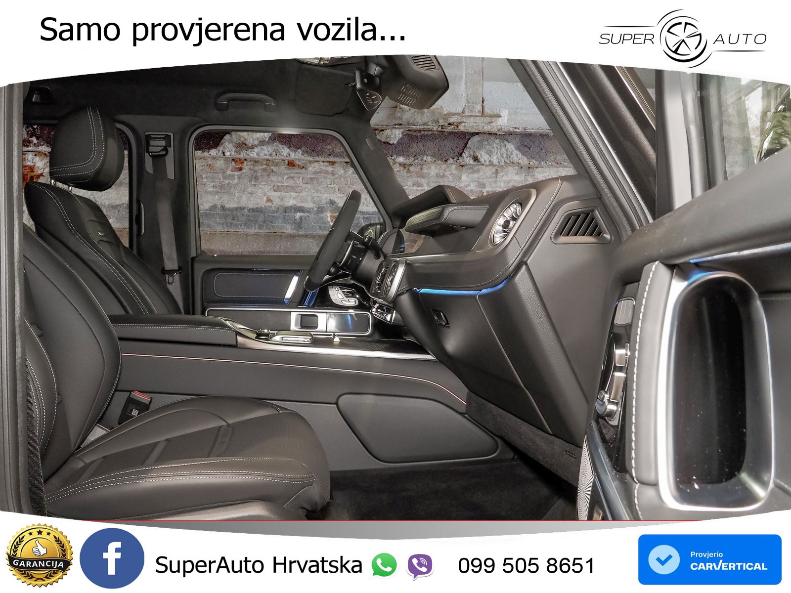 Mercedes AMG G 63 Long V8 (585 KS) 4MATIC 9G-TRONIC AMG SPEEDSHIFT PLUS ZRAČNI+ACC+GR SJED+360