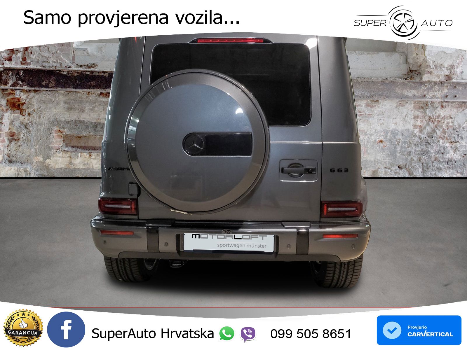 Mercedes AMG G 63 Long V8 (585 KS) 4MATIC 9G-TRONIC AMG SPEEDSHIFT PLUS ZRAČNI+ACC+GR SJED+360