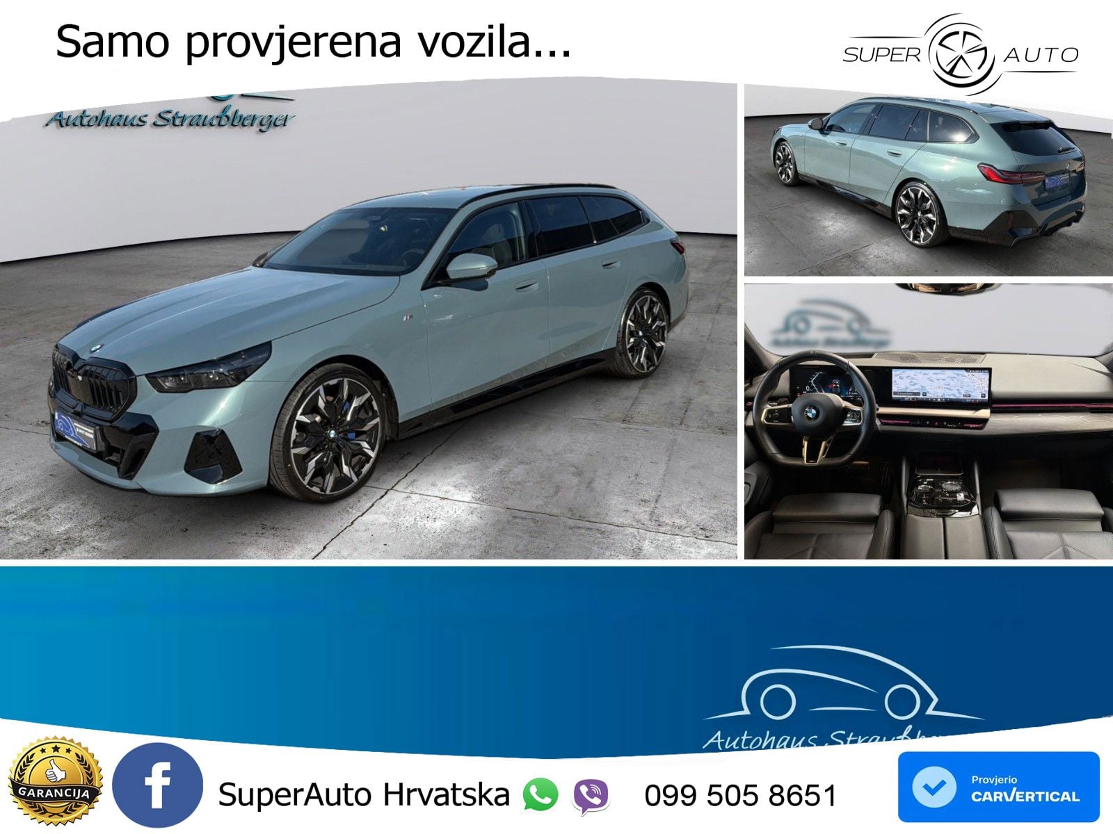 BMW 520d Touring (197 KS) xDrive Steptronic M Sport LED+GR SJED+ACC