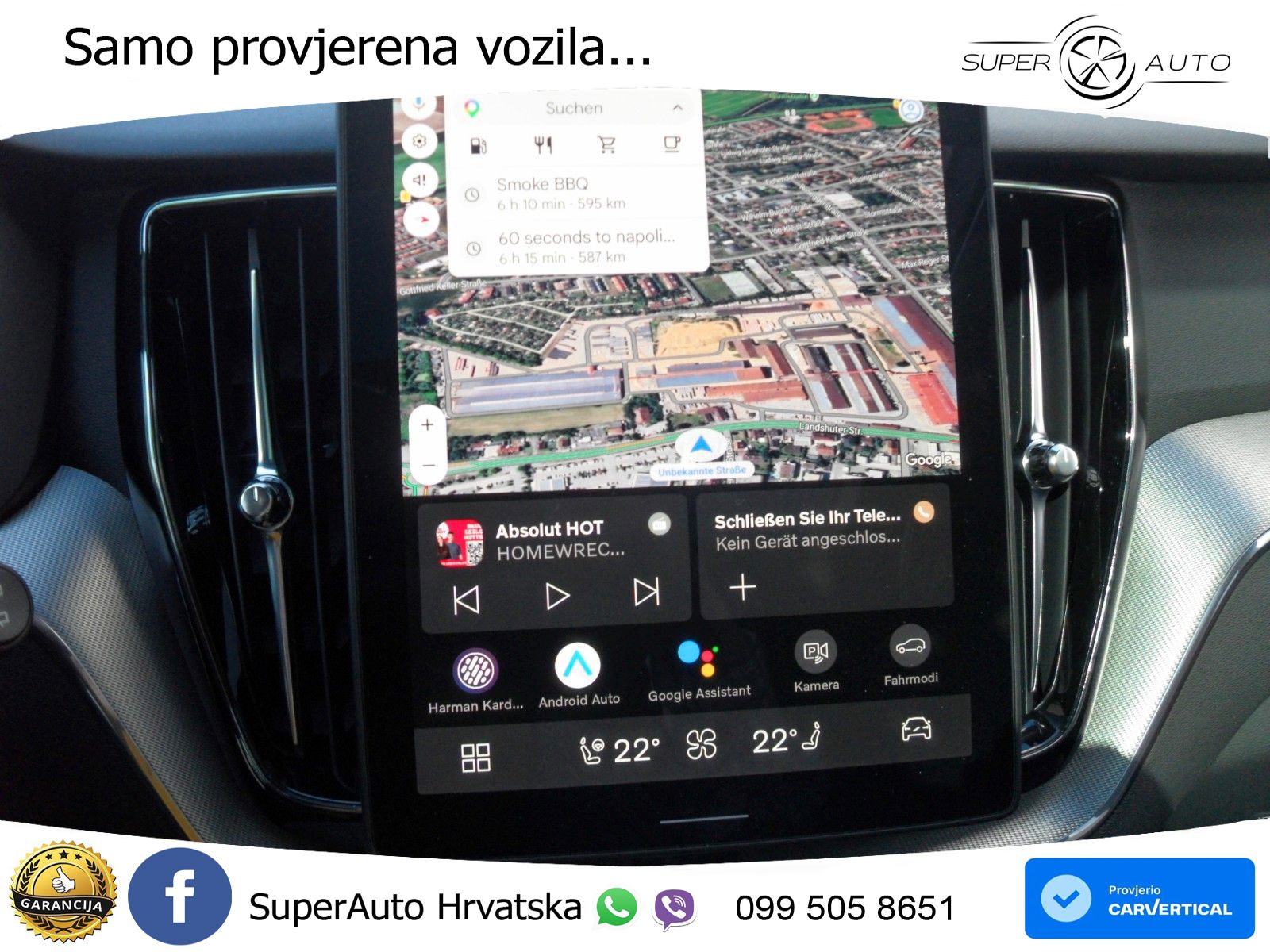 Volvo XC60 B5 Benzin AWD Geartronic ZRAČNI+ACC+GR SJED+KAM+PANO