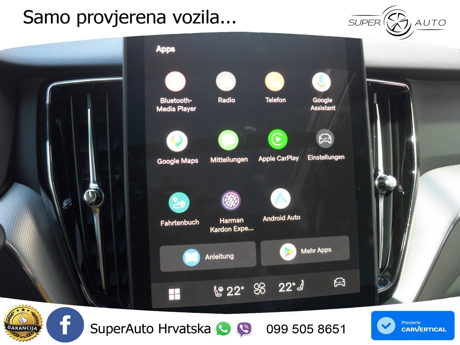 Volvo XC60 B5 Benzin AWD Geartronic ZRAČNI+ACC+GR SJED+KAM+PANO