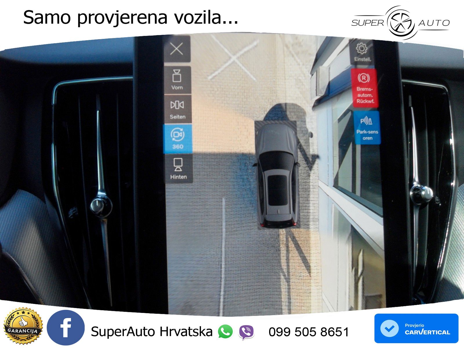 Volvo XC60 B5 Benzin AWD Geartronic ZRAČNI+ACC+GR SJED+KAM+PANO