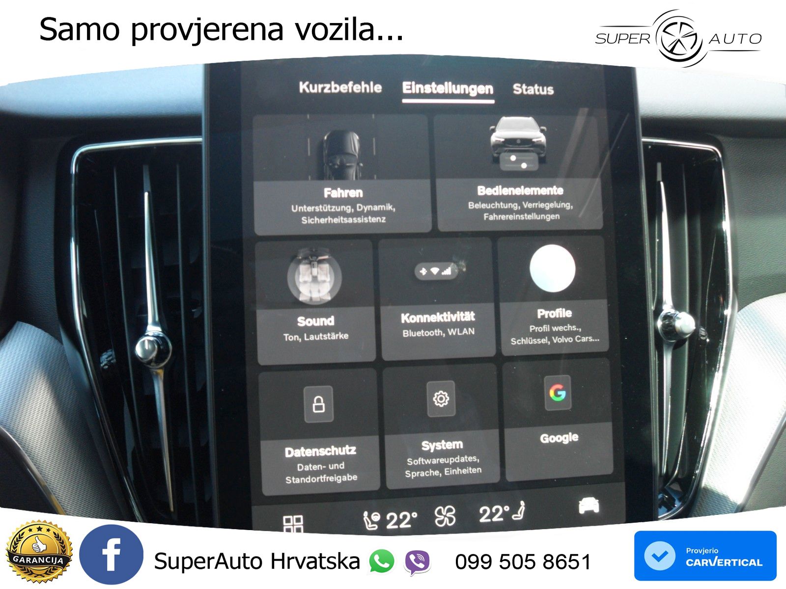 Volvo XC60 B5 Benzin AWD Geartronic ZRAČNI+ACC+GR SJED+KAM+PANO