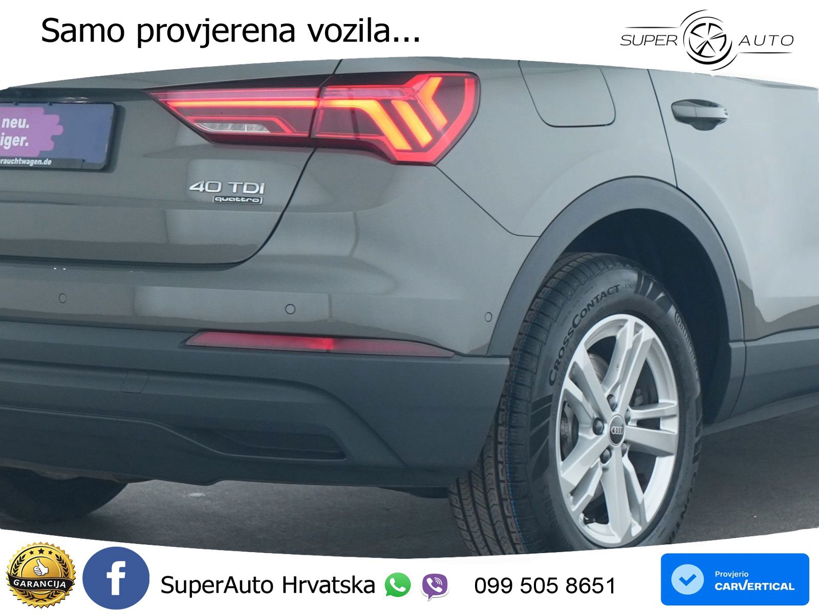 Audi Q3 40 TDI (200 KS) quattro S tronic MATRIX+GR SJED+KAM