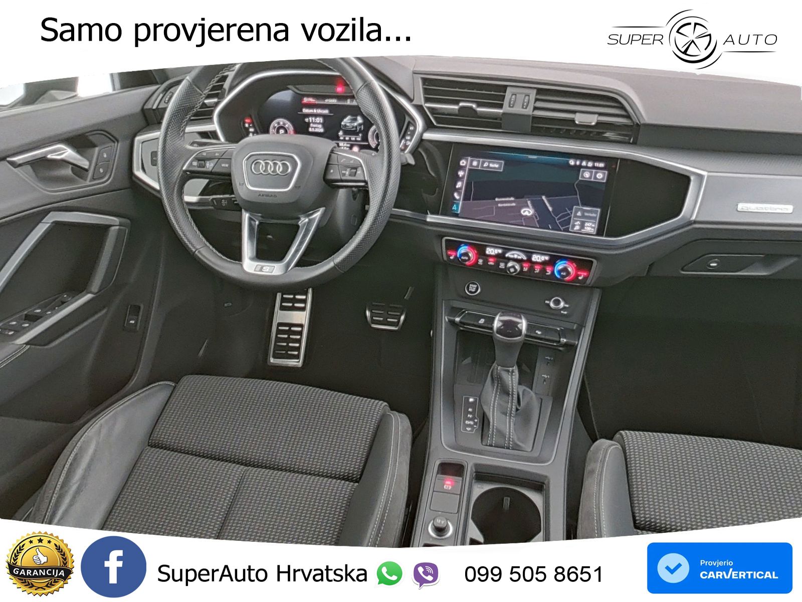 Audi Q3 40 TDI (200 KS) quattro S tronic MATRIX+GR SJED+KAM
