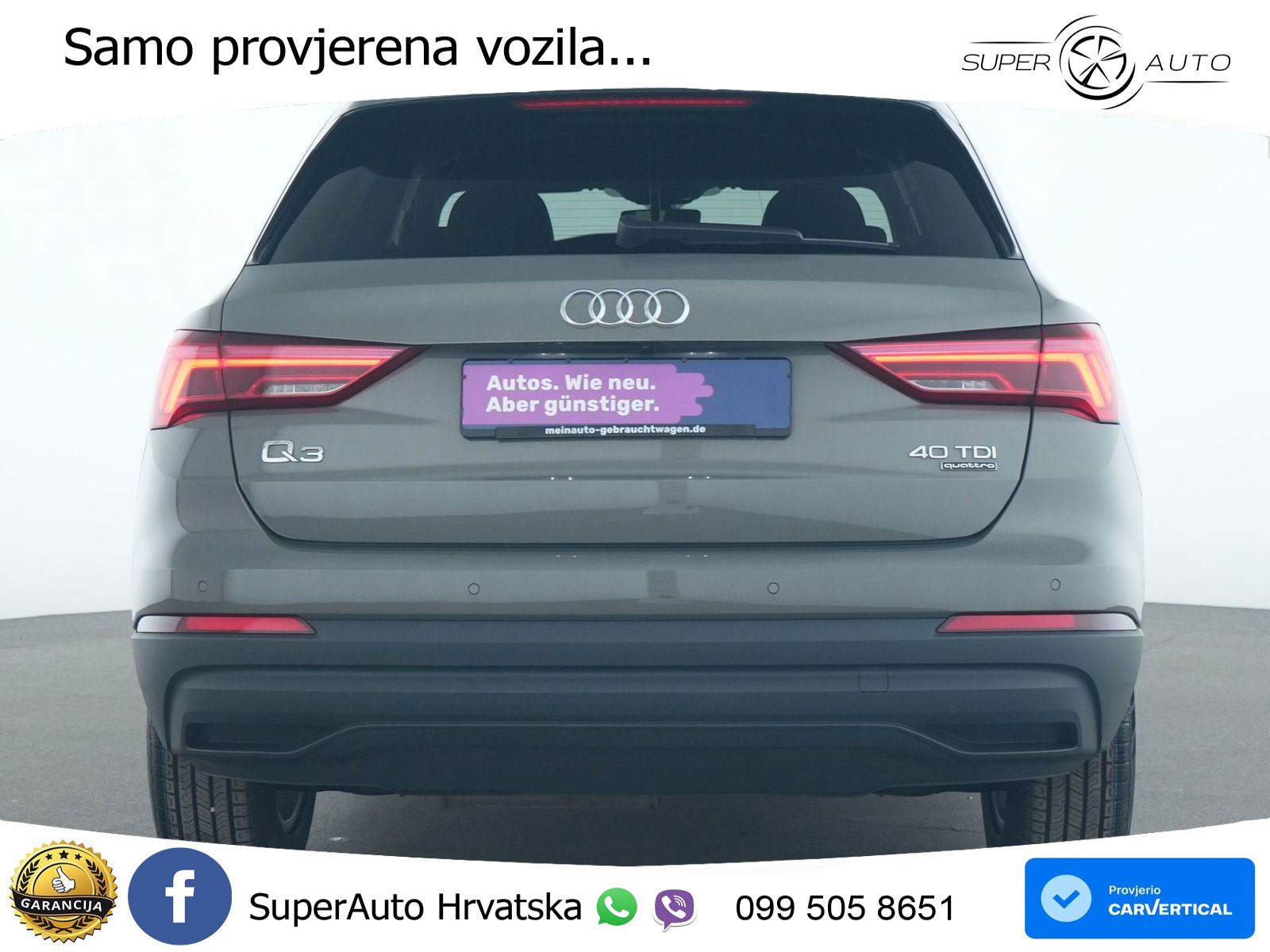 Audi Q3 40 TDI (200 KS) quattro S tronic MATRIX+GR SJED+KAM
