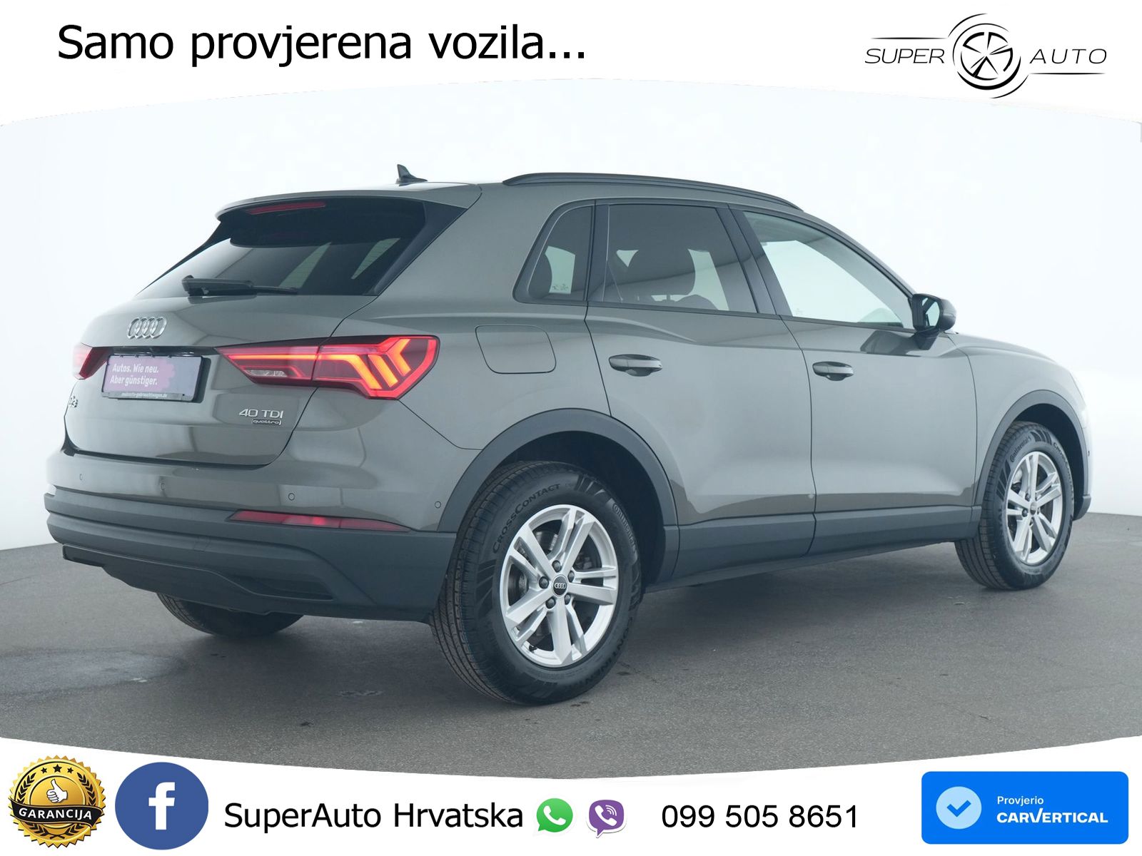 Audi Q3 40 TDI (200 KS) quattro S tronic MATRIX+GR SJED+KAM