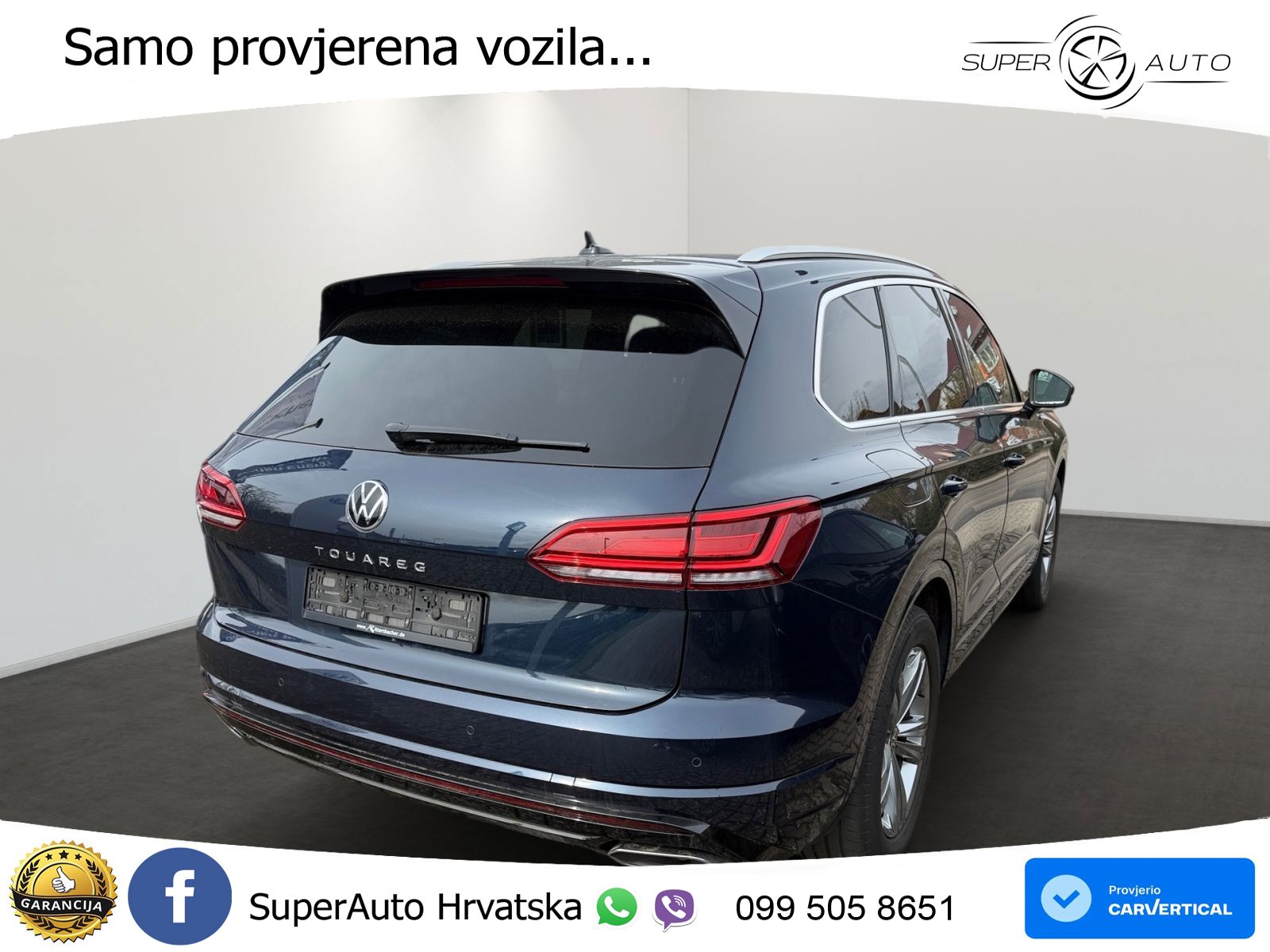 Volkswagen Touareg 3.0 V6 TDI (286 KS) 4MOTION Tiptronic R-Line ZRAČNI+ACC+GR SJED+KAM