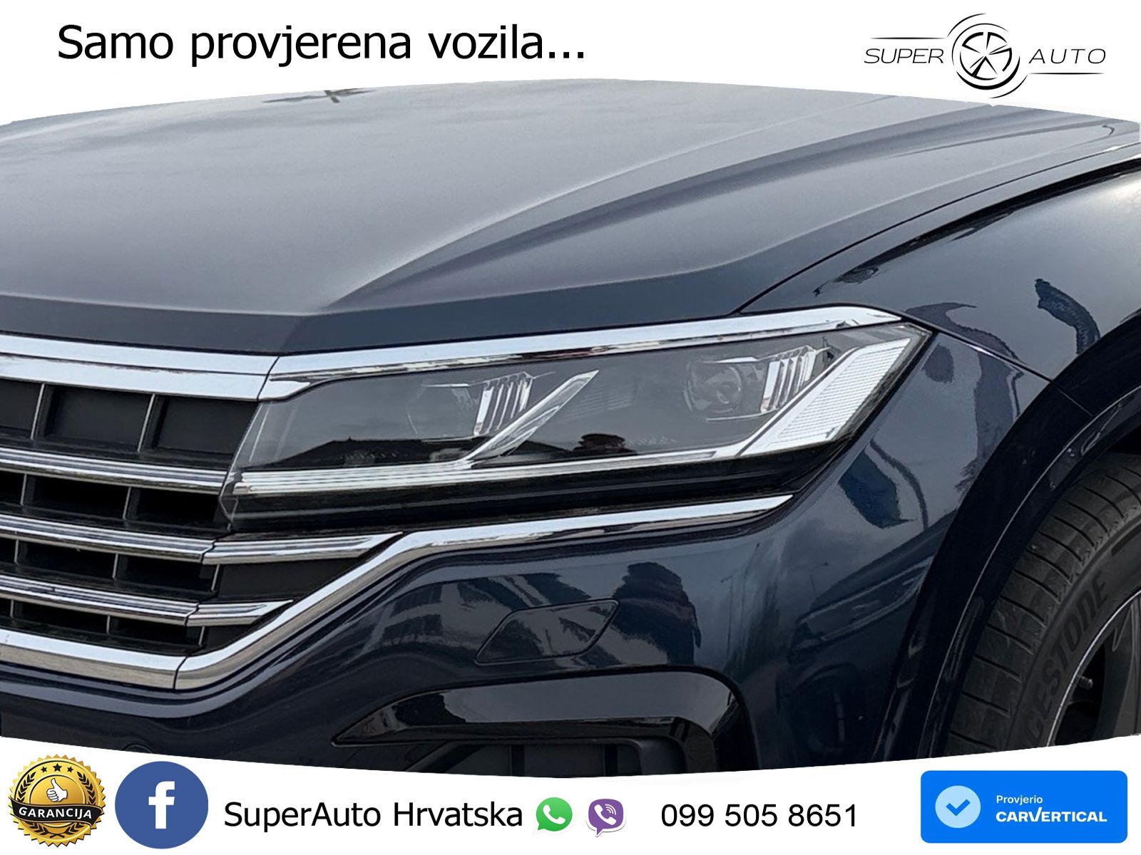 Volkswagen Touareg 3.0 V6 TDI (286 KS) 4MOTION Tiptronic R-Line ZRAČNI+ACC+GR SJED+KAM