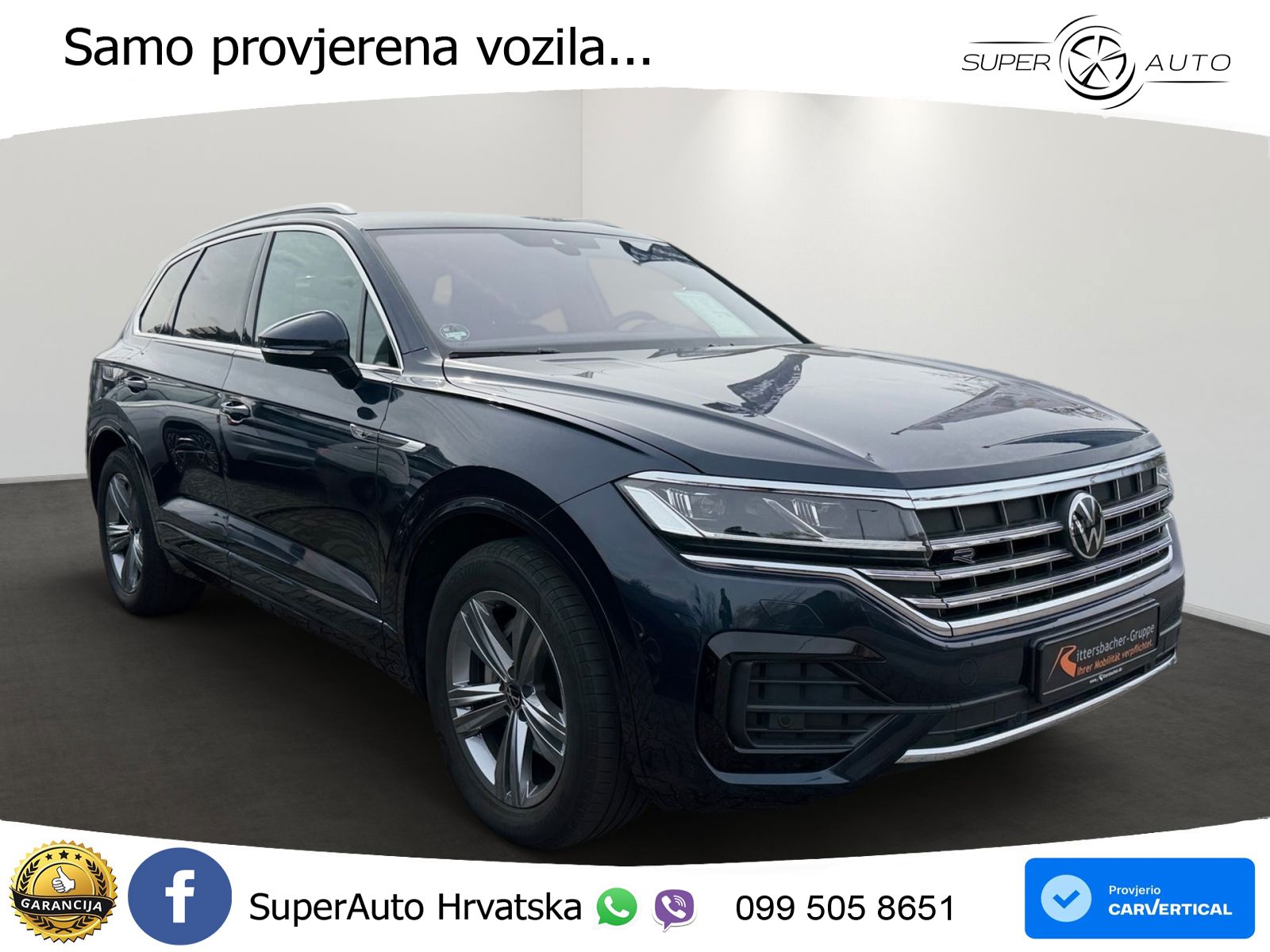 Volkswagen Touareg 3.0 V6 TDI (286 KS) 4MOTION Tiptronic R-Line ZRAČNI+ACC+GR SJED+KAM