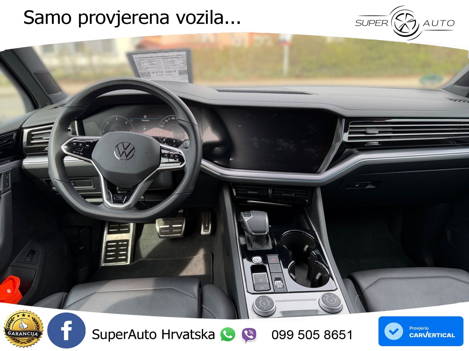 Volkswagen Touareg 3.0 V6 TDI (286 KS) 4MOTION Tiptronic R-Line ZRAČNI+ACC+GR SJED+KAM