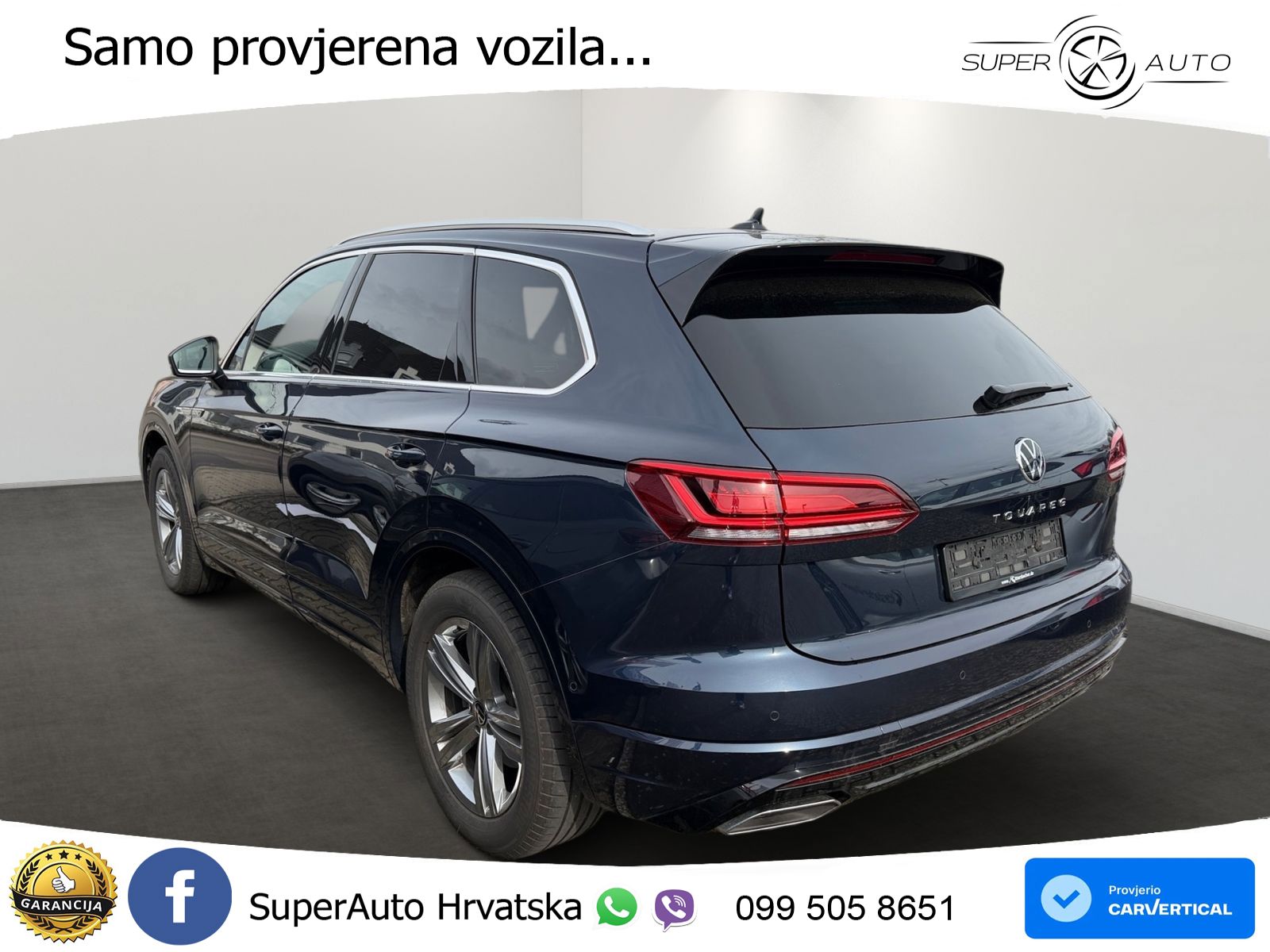 Volkswagen Touareg 3.0 V6 TDI (286 KS) 4MOTION Tiptronic R-Line ZRAČNI+ACC+GR SJED+KAM