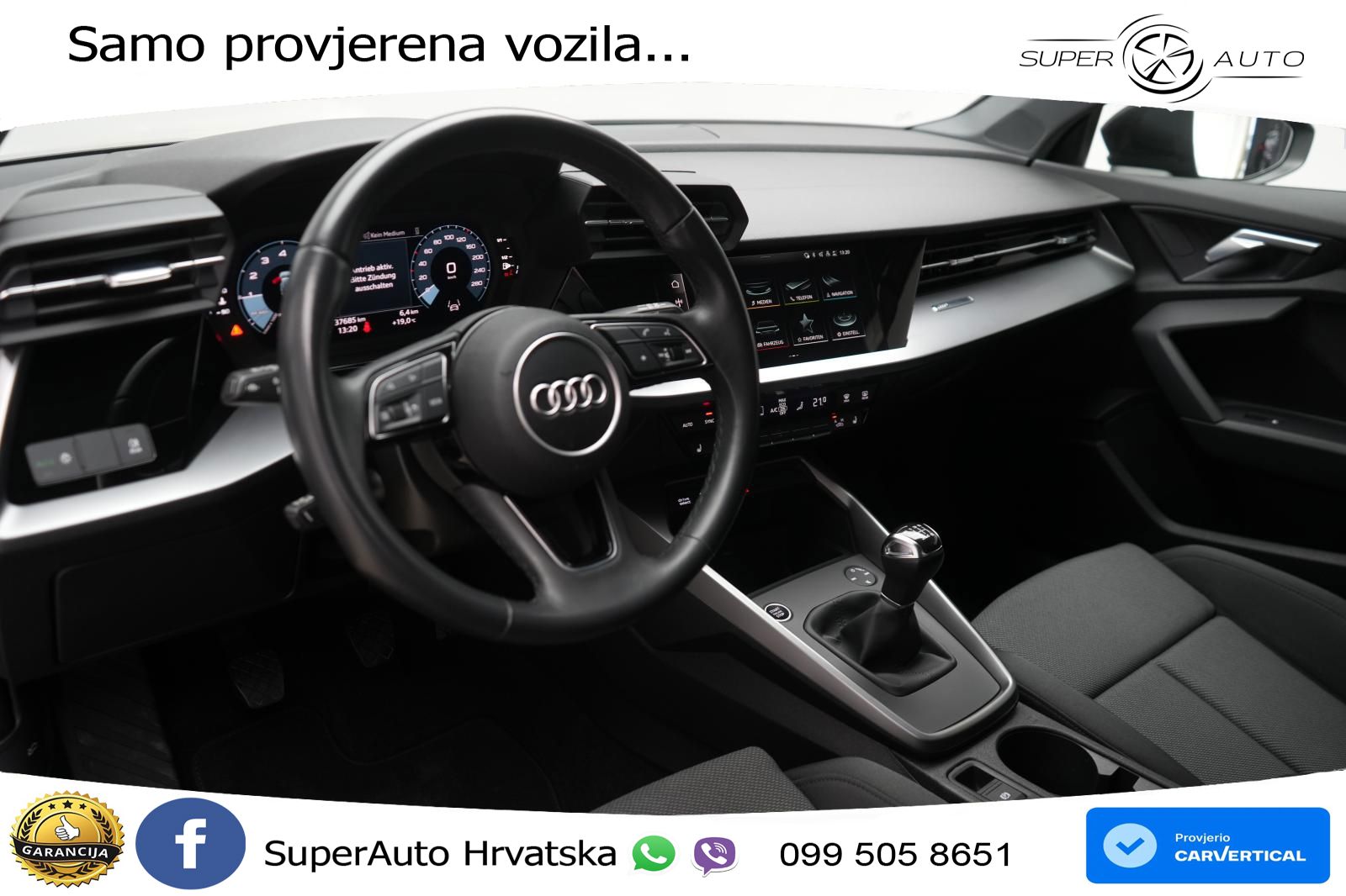 Audi A3 35 TFSI (150 KS) LED+GR SJED+ACC
