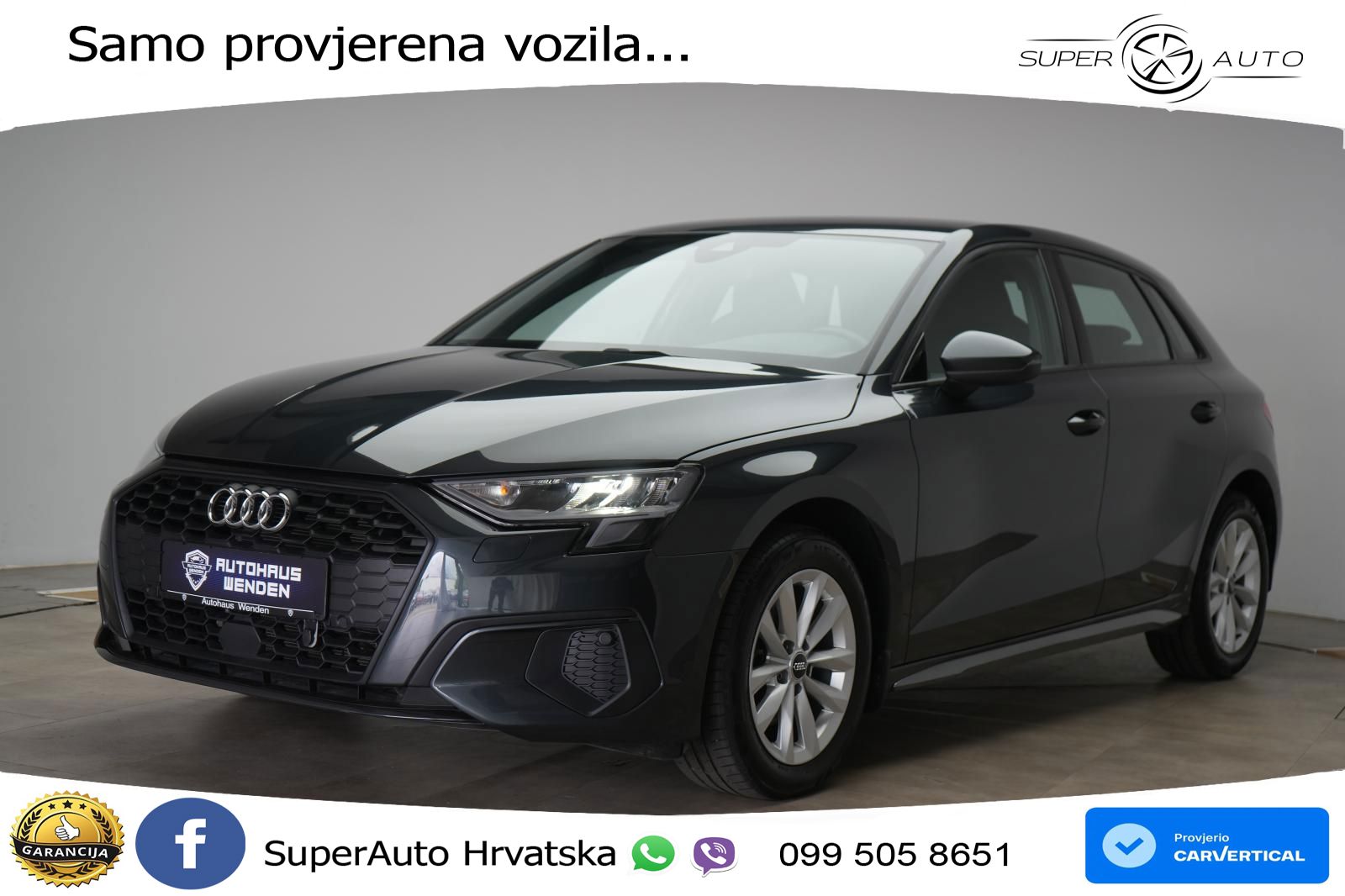 Audi A3 35 TFSI (150 KS) LED+GR SJED+ACC
