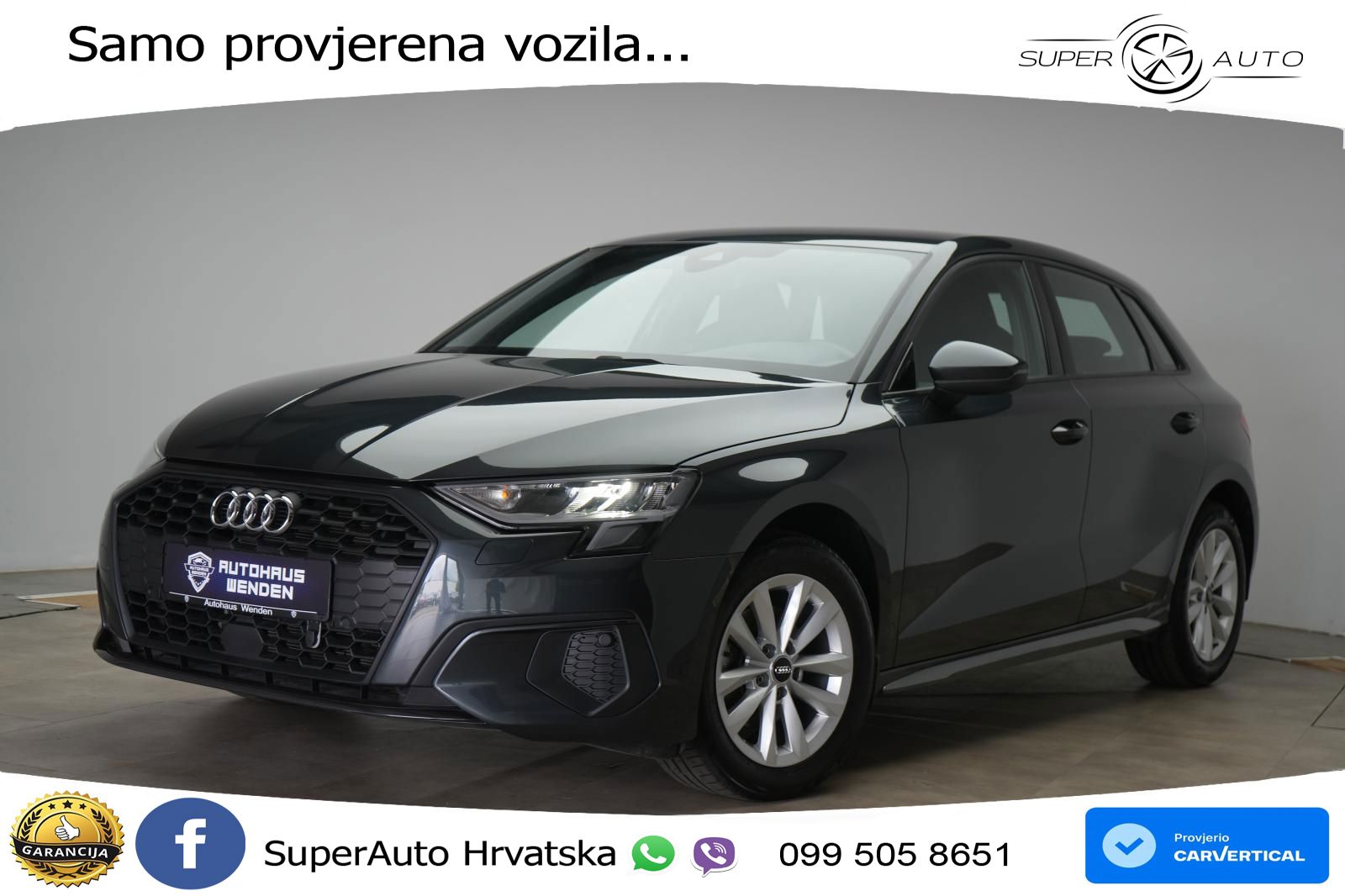 Audi A3 35 TFSI (150 KS) LED+GR SJED+ACC