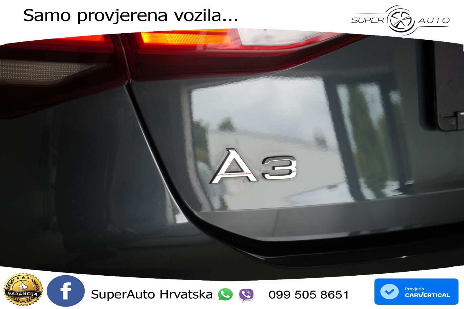 Audi A3 35 TFSI (150 KS) LED+GR SJED+ACC