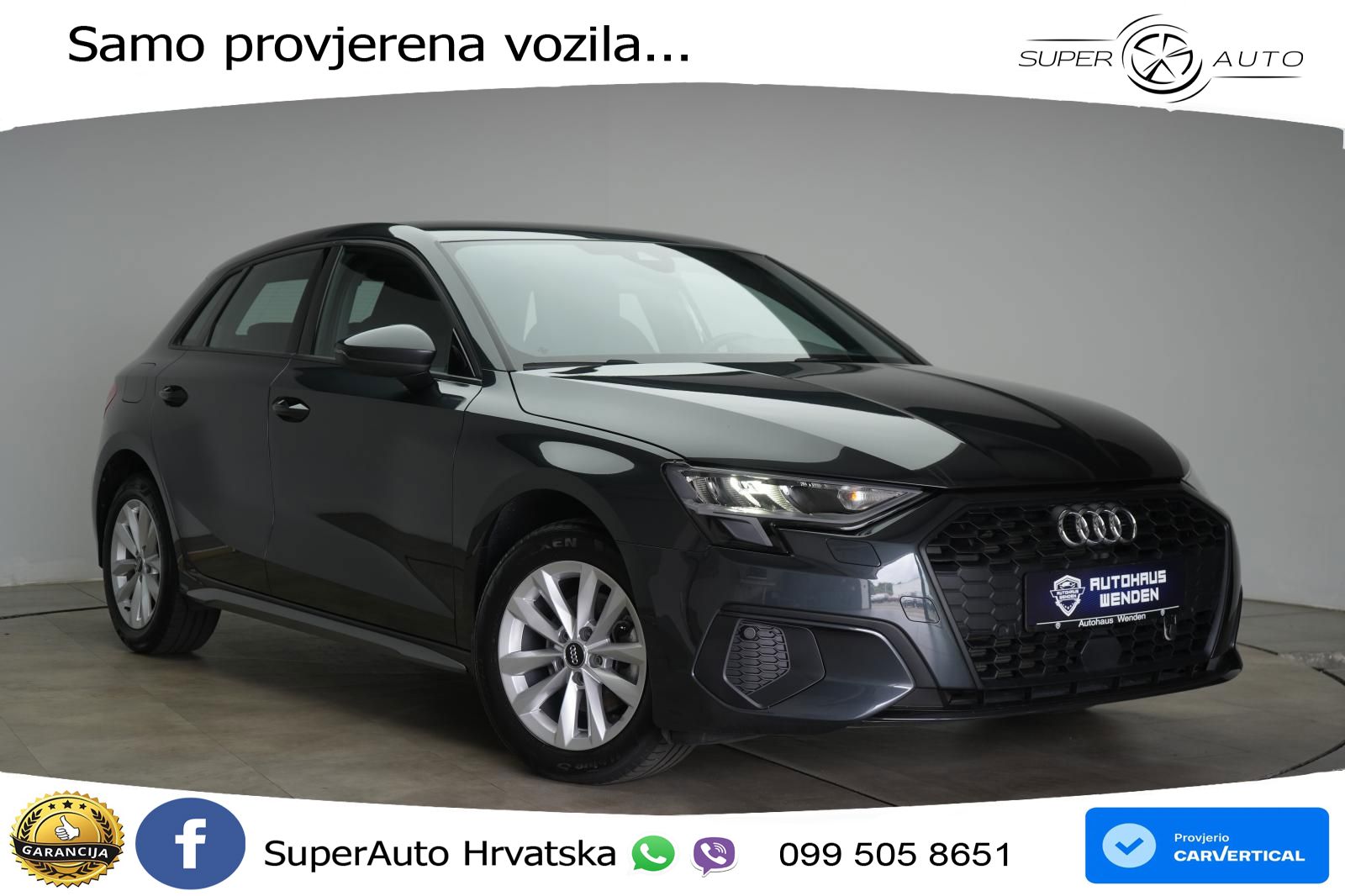 Audi A3 35 TFSI (150 KS) LED+GR SJED+ACC