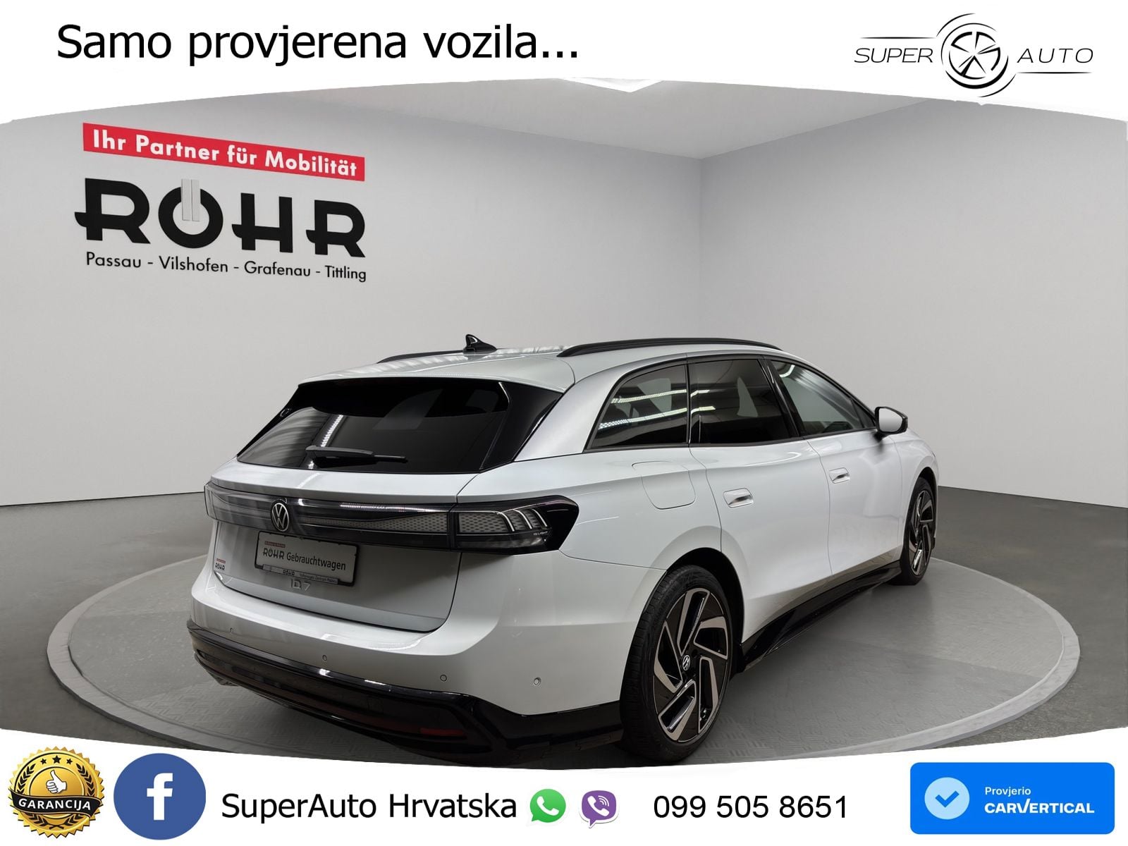 Volkswagen ID.7 Pro 82 kWh (286 KS)